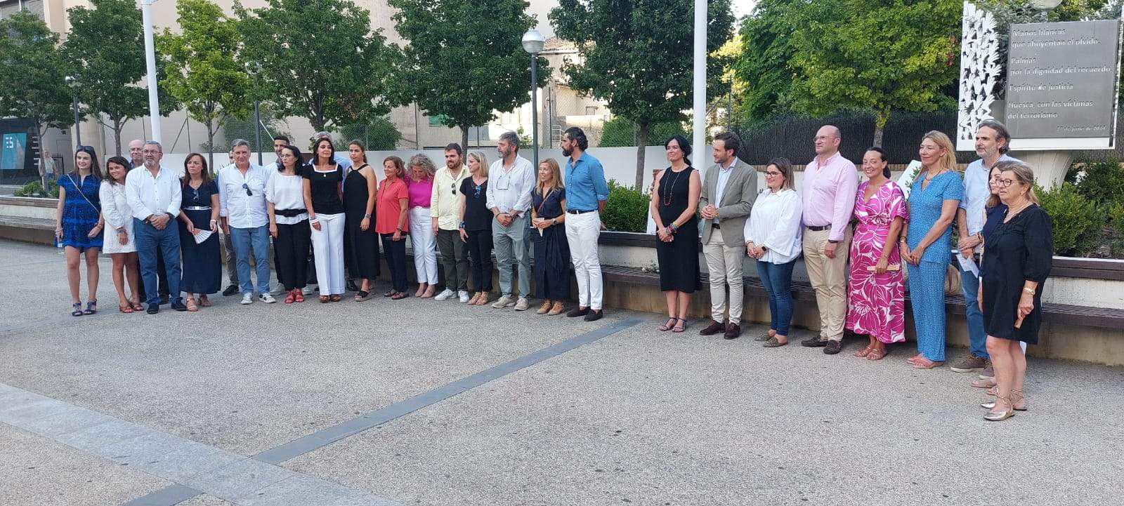 Homenaje a Miguel Ángel Blanco en Huesca