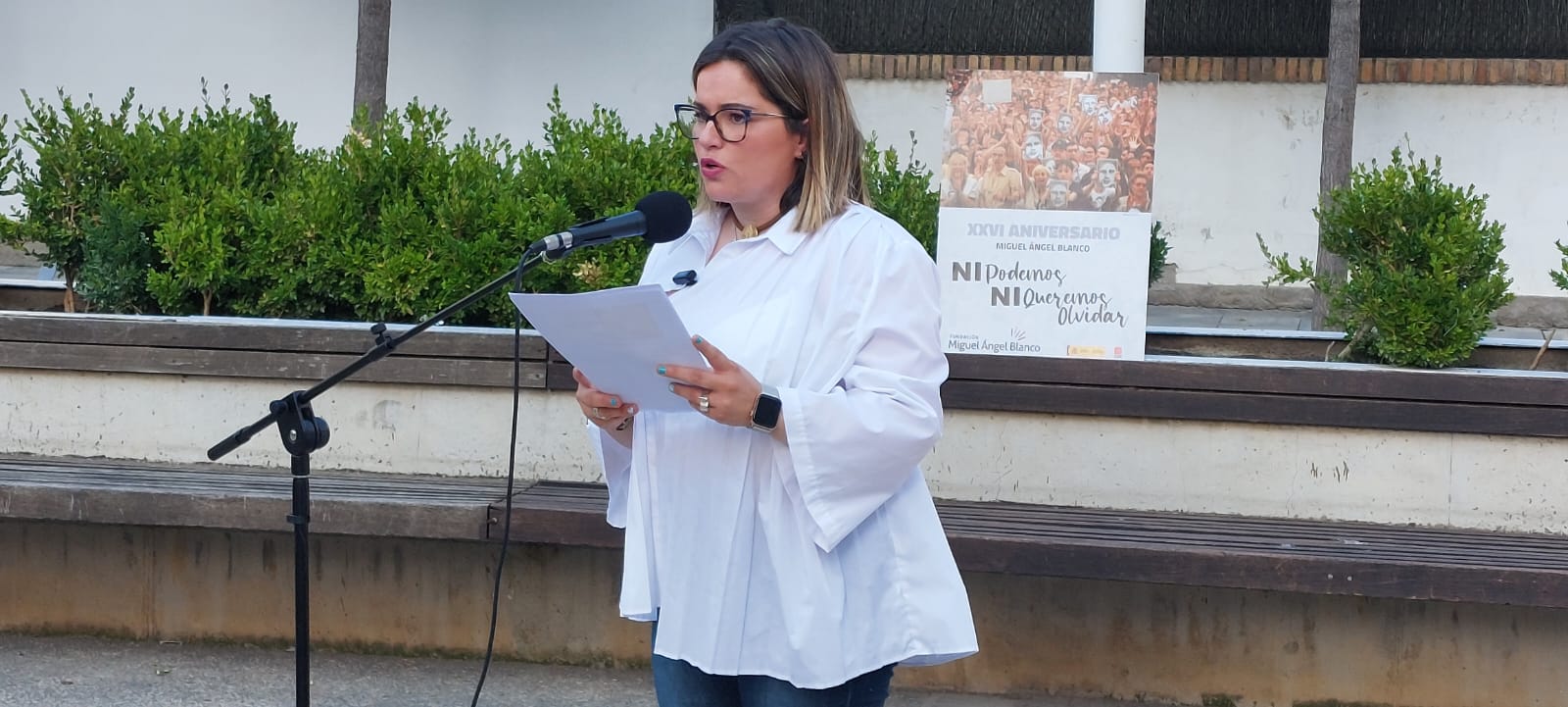 Homenaje a Miguel Ángel Blanco en Huesca