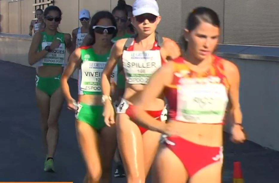 Eva Rico, durante la prueba.