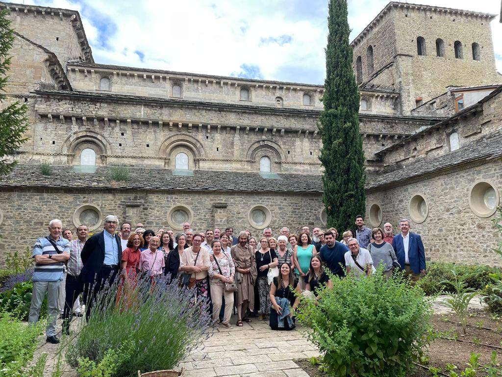 Asistentes y profesores al curso sobre Alfonso I el Batallador.