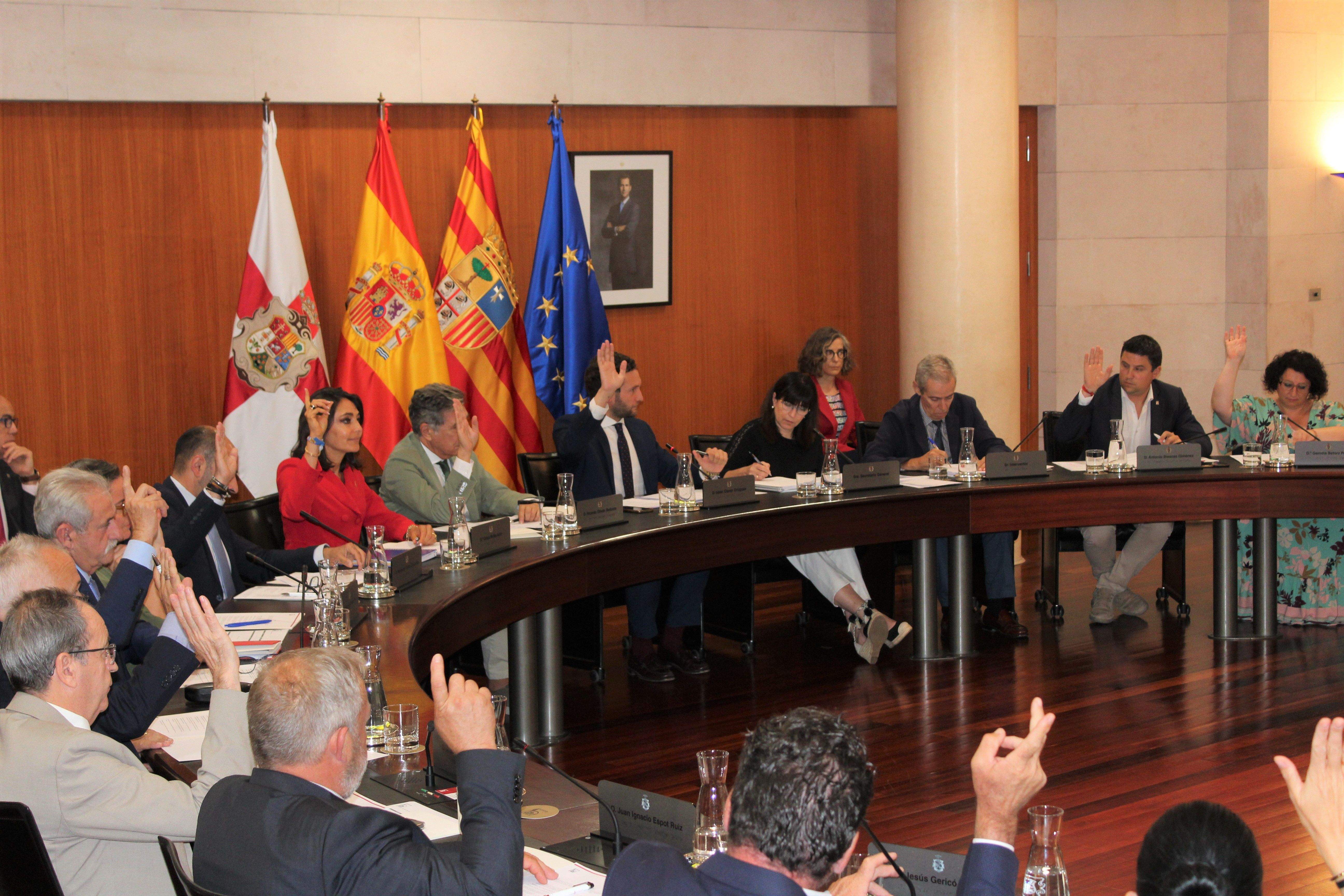 Imagen de un pleno de la DPH.