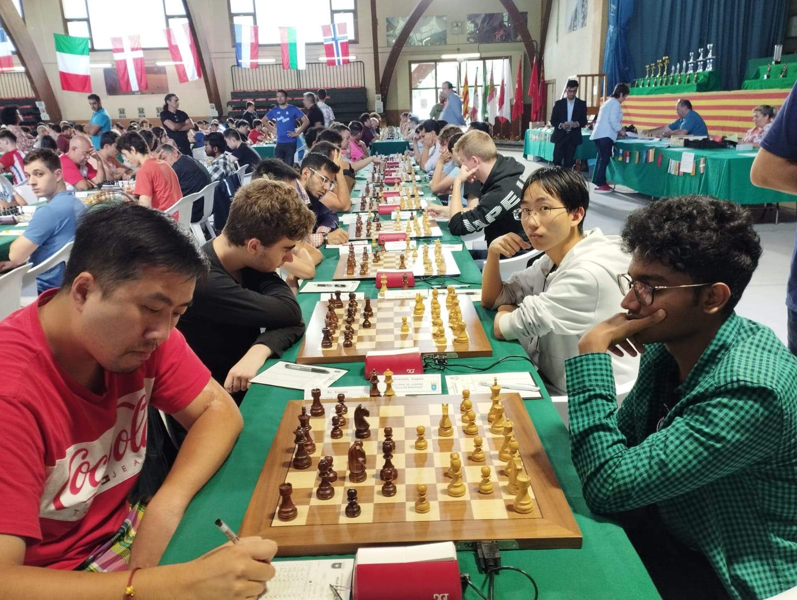 Jornada del jueves en Benasque, donde El Gran Maestro chino Yan Liu lidera entra a la última ronda como líder en solitario.