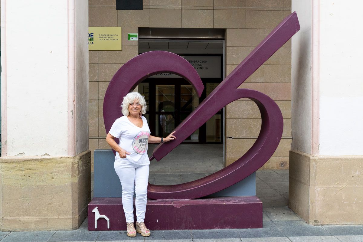 Rosa Casals. La Asociación de Empresarios de Comercio y Servicios de Huesca le rendirá homenaje en la Fiesta del Comercio de San Lorenzo