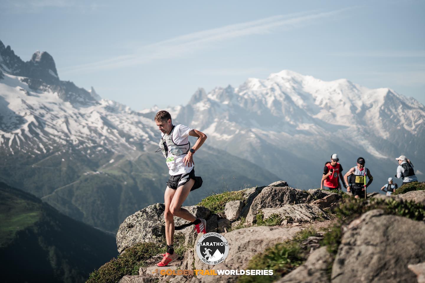 Dani Osanz, en el Maratón del Mont Blanc.