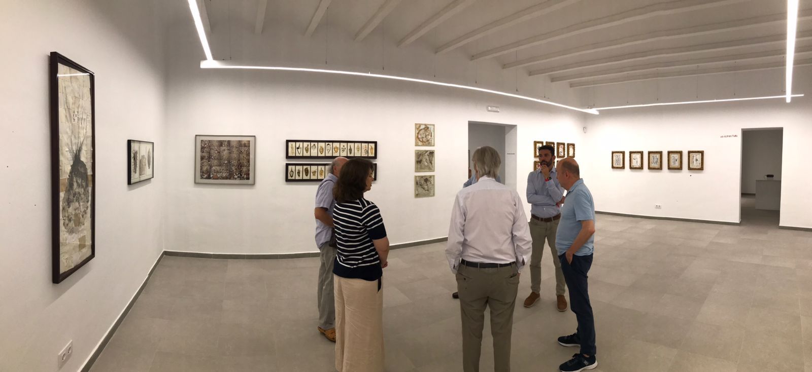 En la sala principal del centro de arte contemporáneo. Foto: Amalia Ramírez Botero