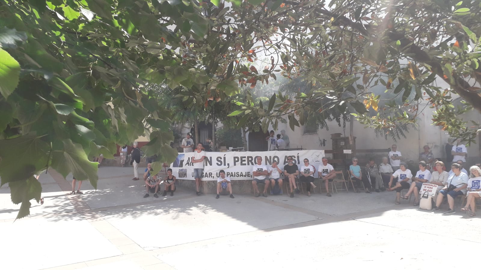 Manifestación en Tolva