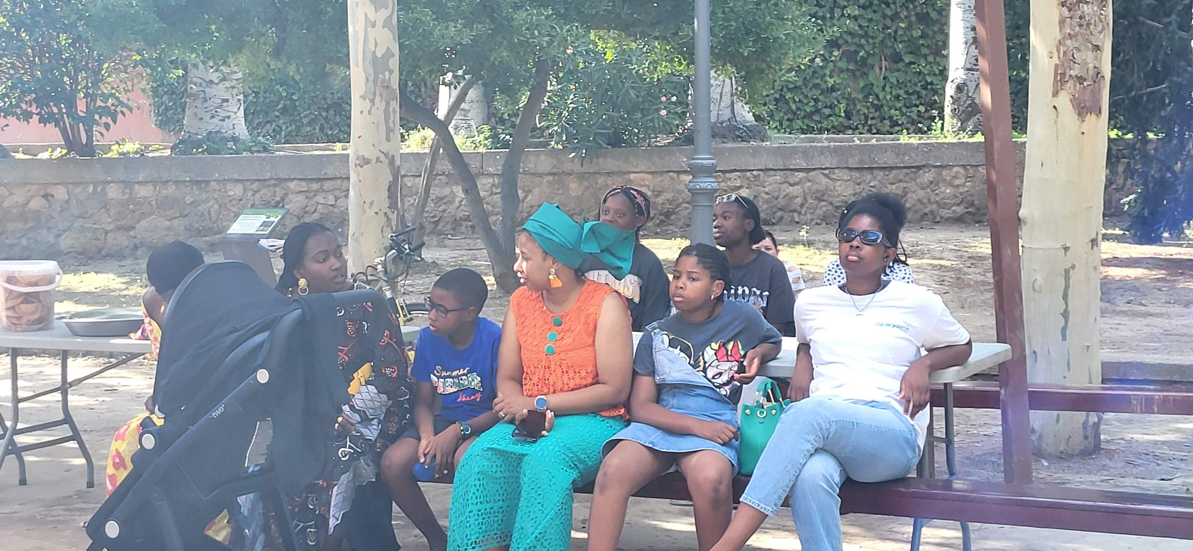 Actuación de Thimbo Samb en el Teatro Griego del parque Miguel Servet.