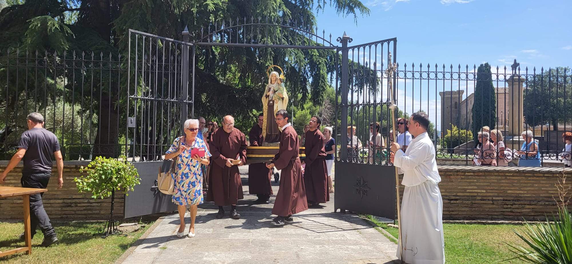 Celebración de la festividad de la Virgen del Carmen en las Miguelas.