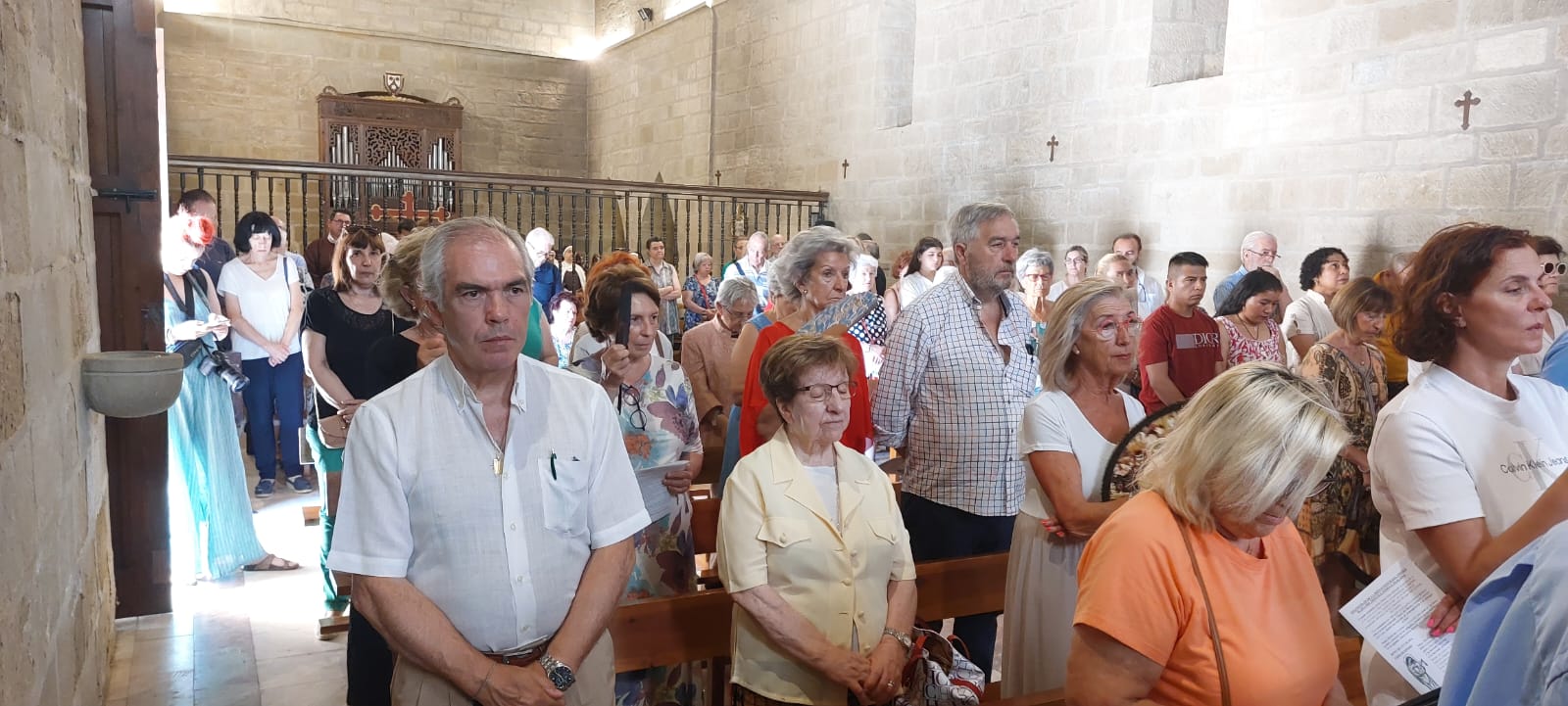 Celebración de la festividad de la Virgen del Carmen en las Miguelas.