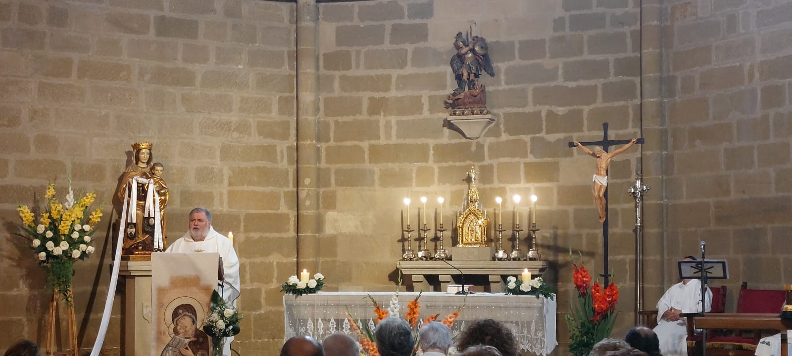 Celebración de la festividad de la Virgen del Carmen en las Miguelas.
