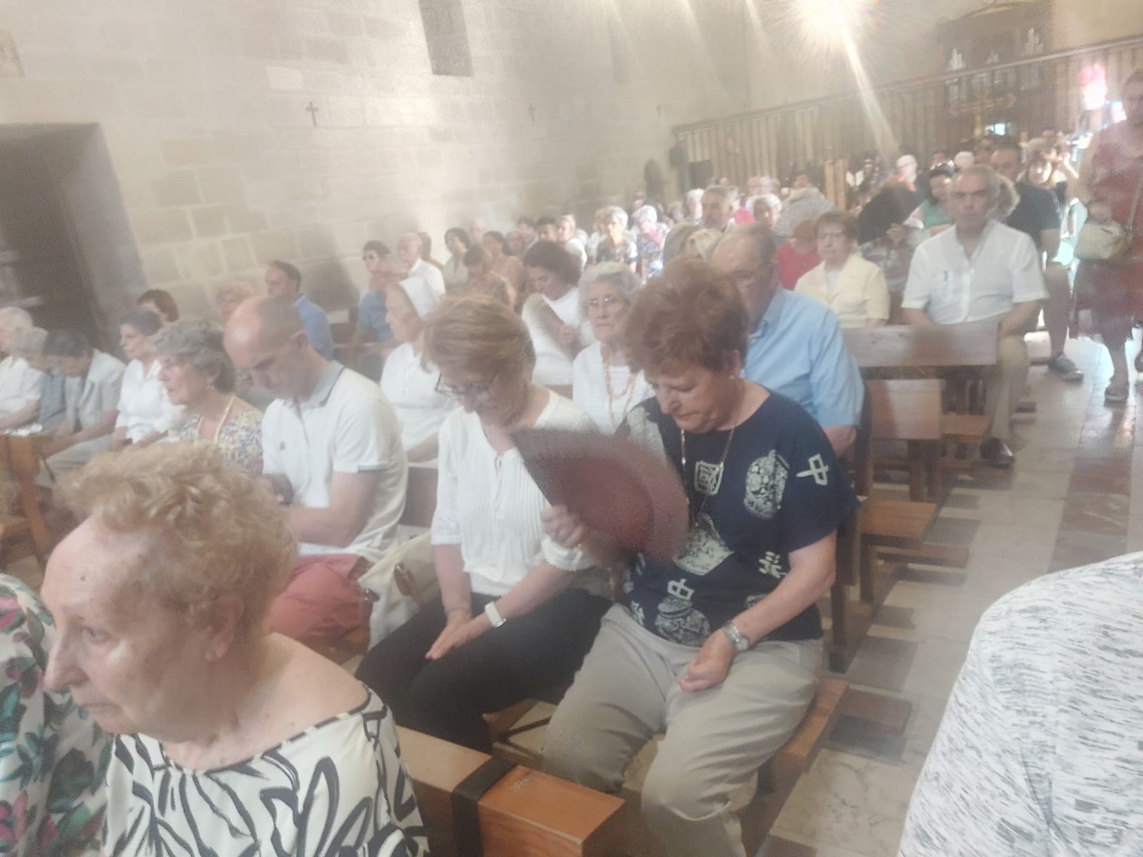 Celebración de la festividad de la Virgen del Carmen en las Miguelas.