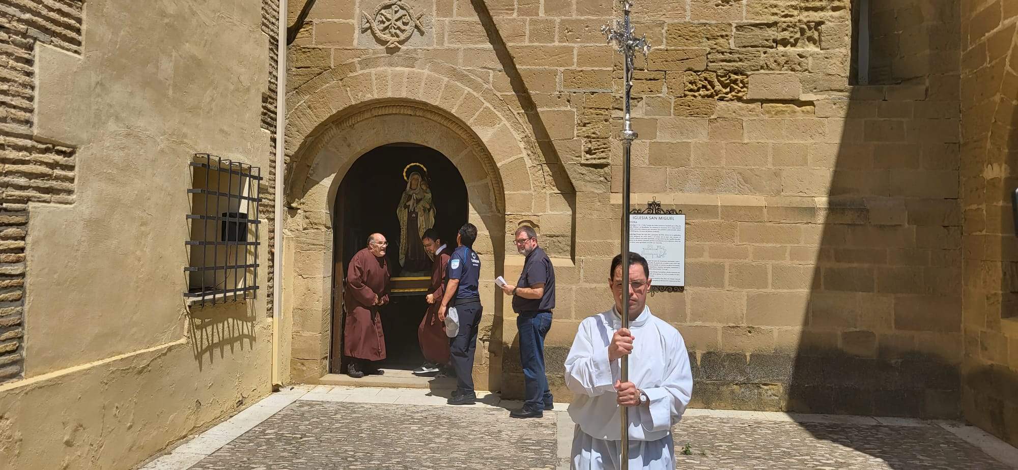 Celebración de la festividad de la Virgen del Carmen en las Miguelas.