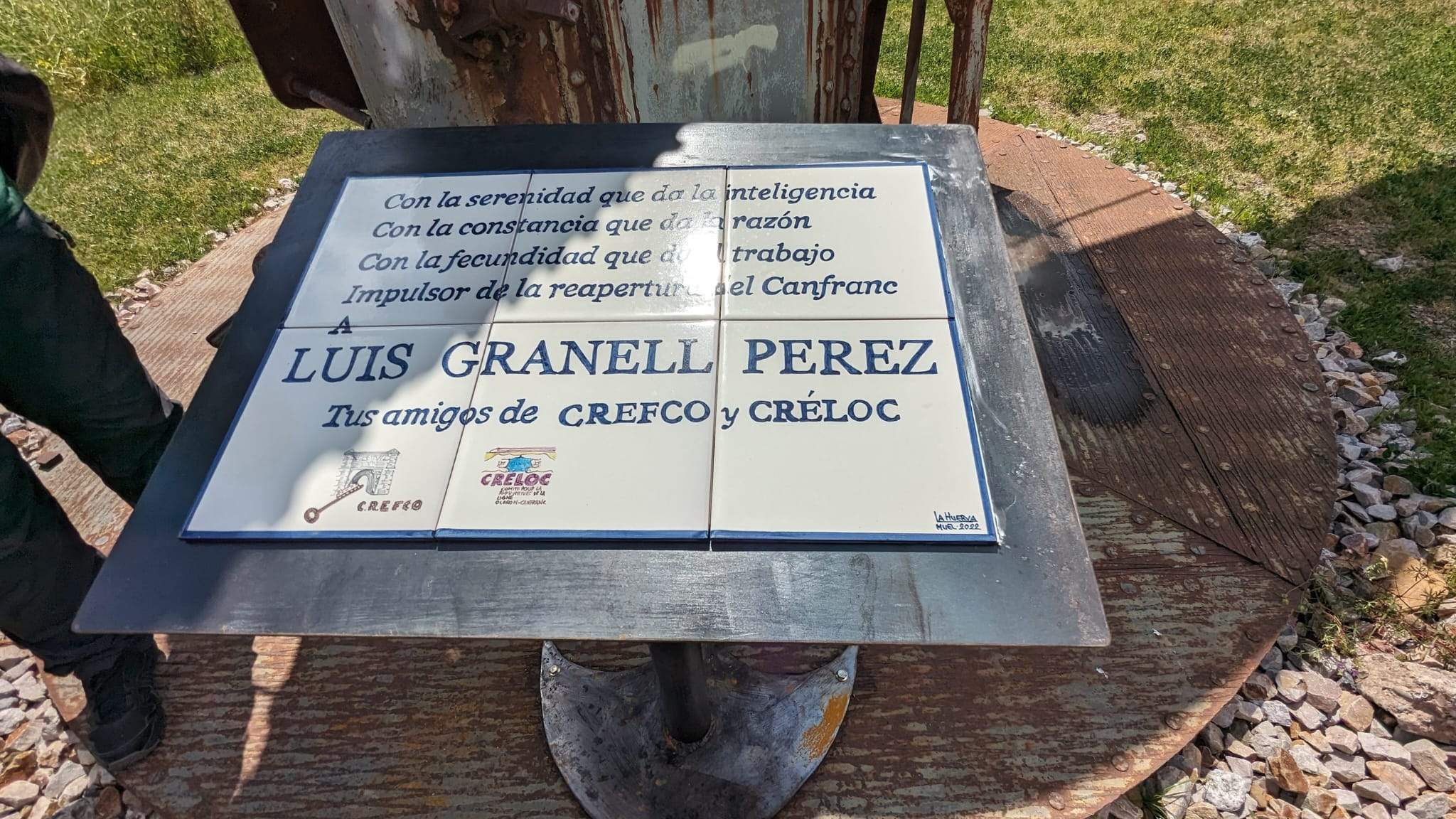 Concentración celebrada en Canfranc por la reapertura de la línea internacional.