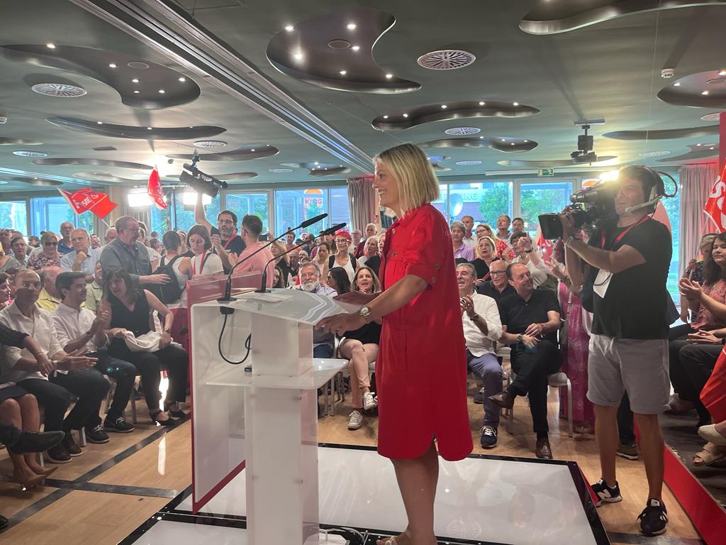 Begoña Nasarre durante su intervención. Foto: Mercedes Manterola