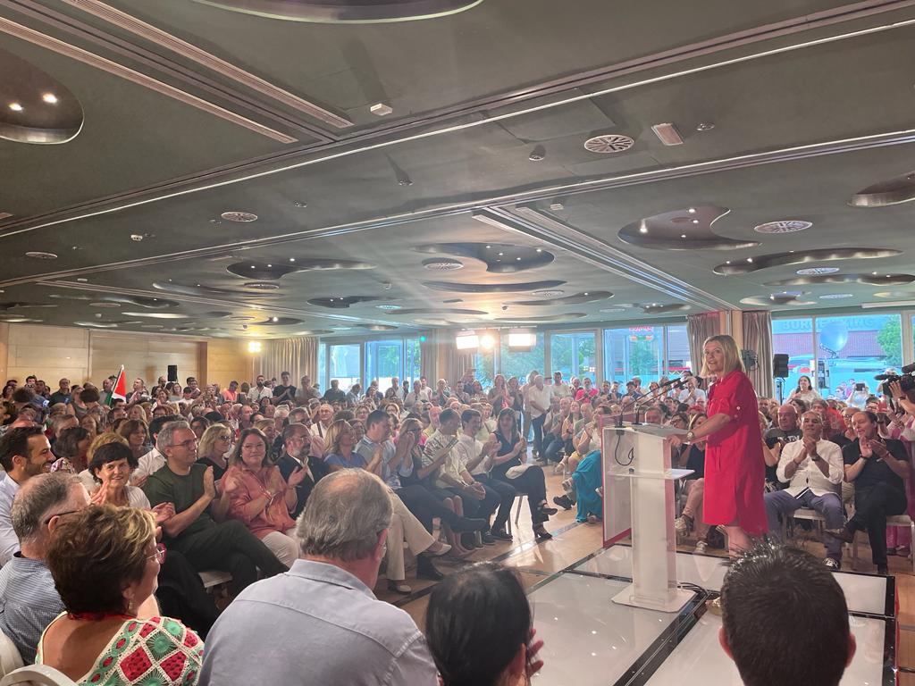 Begoña Nasarre durante su intervención. Foto: Mercedes Manterola