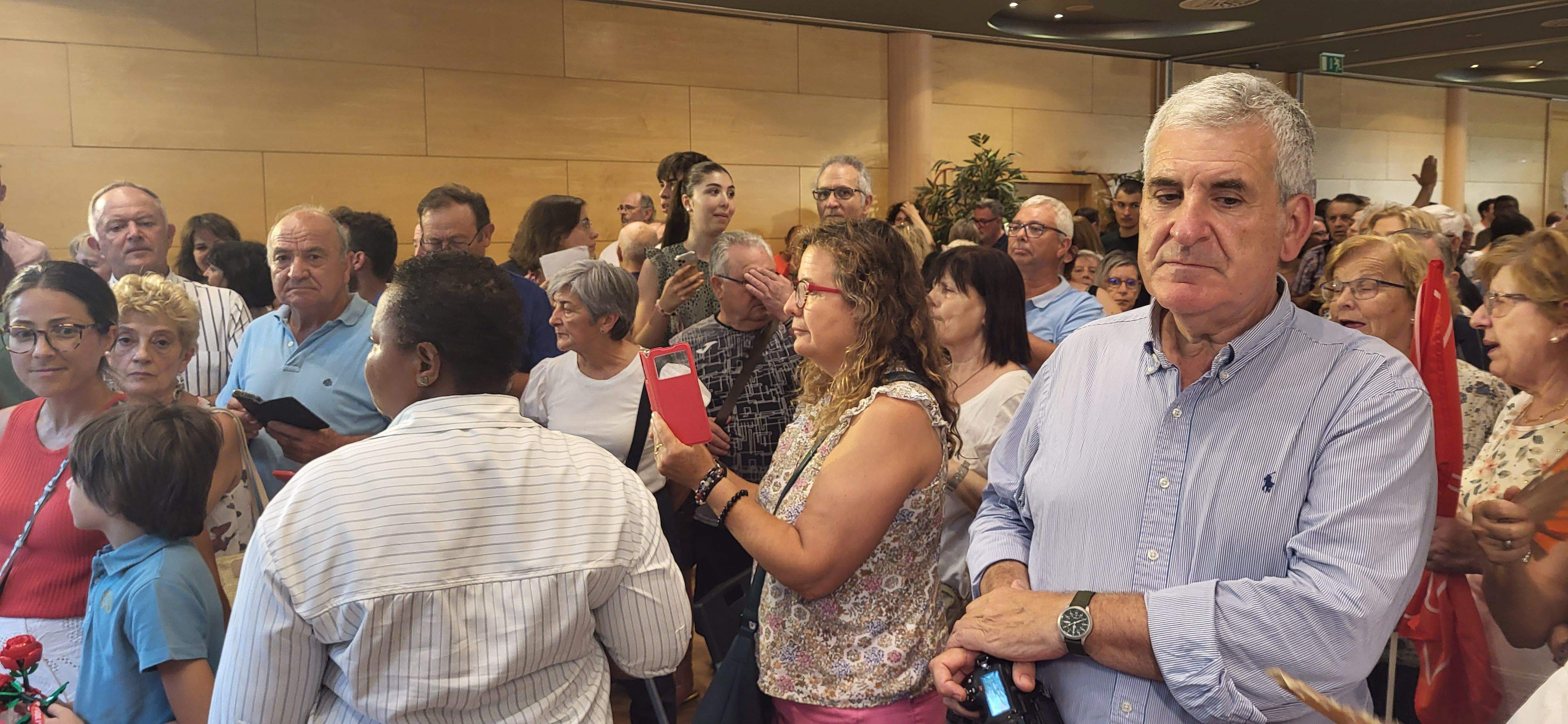 Asistentes al acto central de los socialistas altoaragoneses en Huesca. Foto: Mercedes Manterola