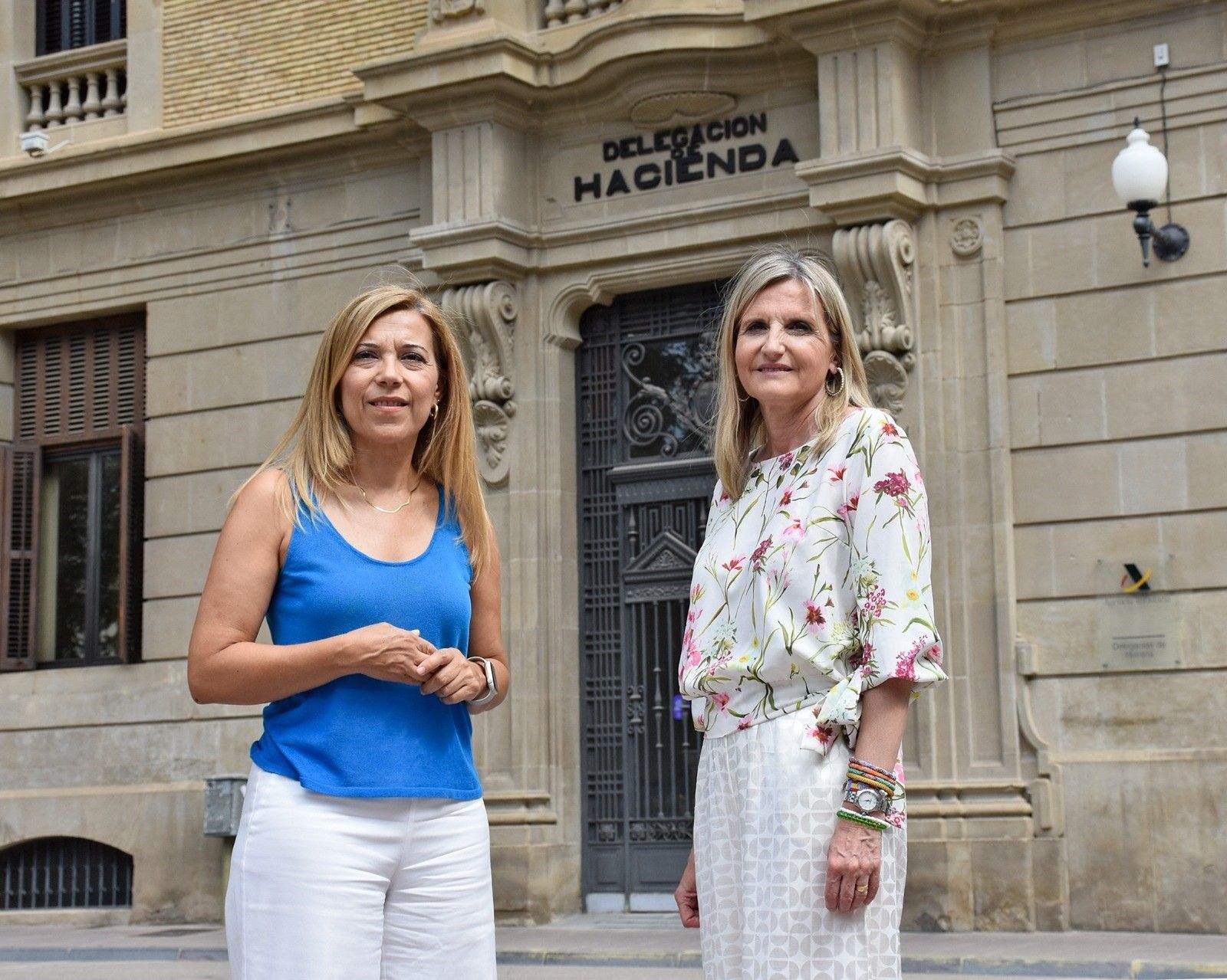 Ana Alós y Melania Mur, candidatas al Congreso y el Senado del PP por Huesca