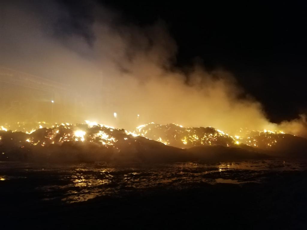Incendio en la SAT de Grañén