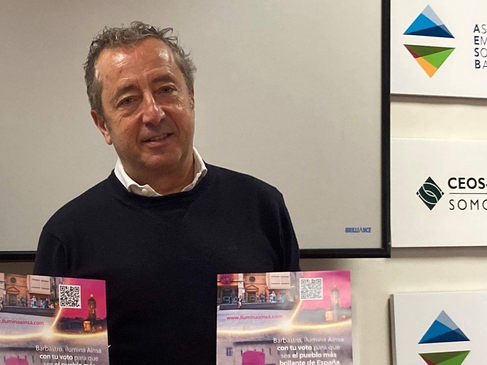 Nacho Bernad, comerciante de Barbastro