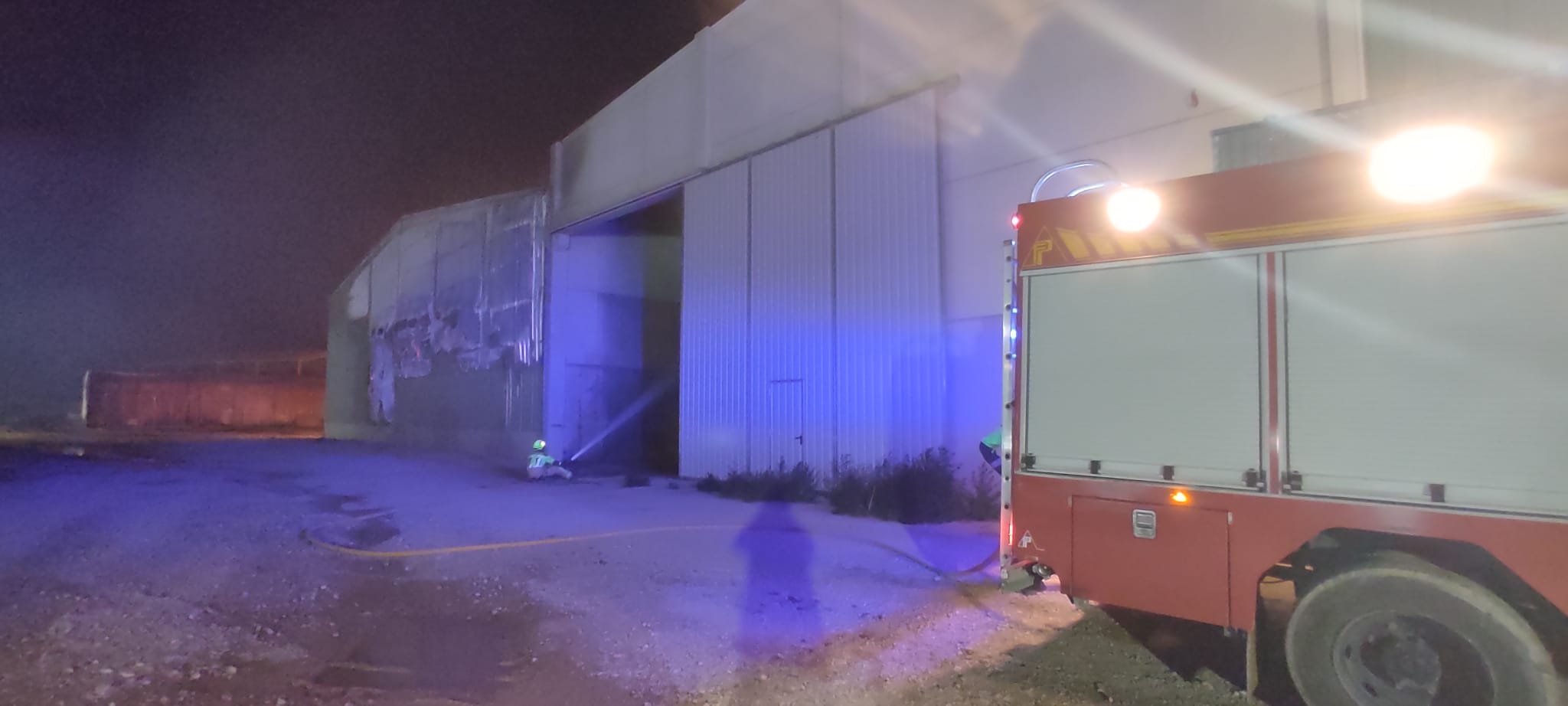 Incendio en la SAT de Grañén