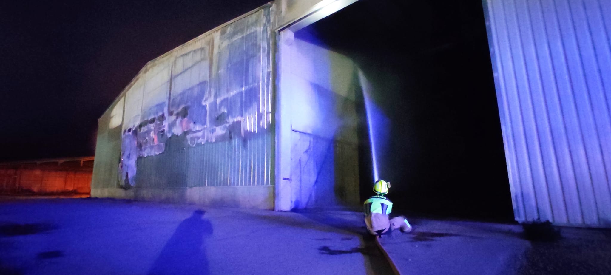 Incendio en la SAT de Grañén