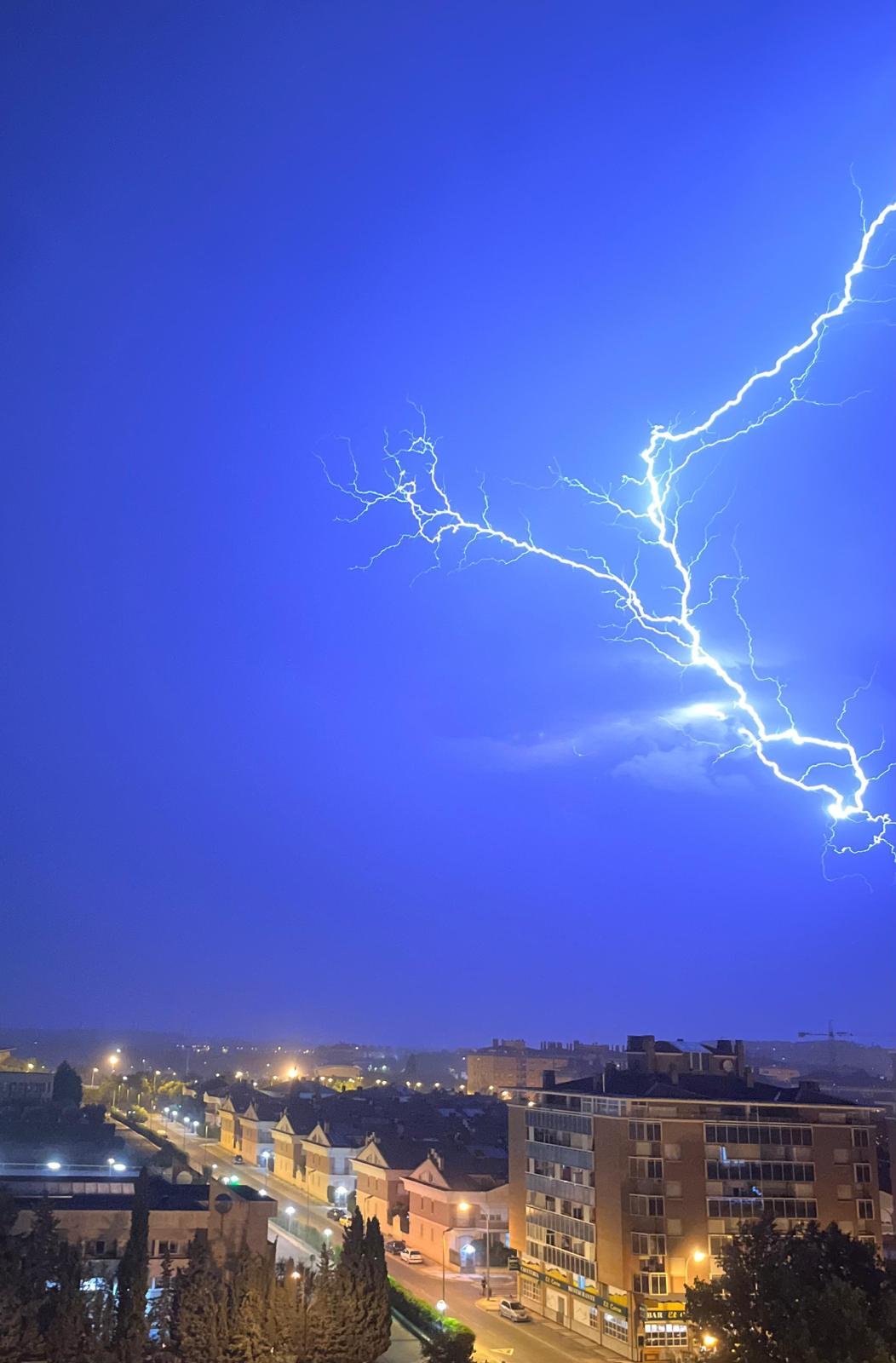 Imagen tomada durante la tormenta. Foto Fran Ferraz