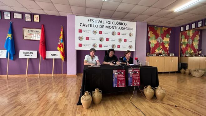 Presentación del Festival Folclórico Castillo de Montearagón.
