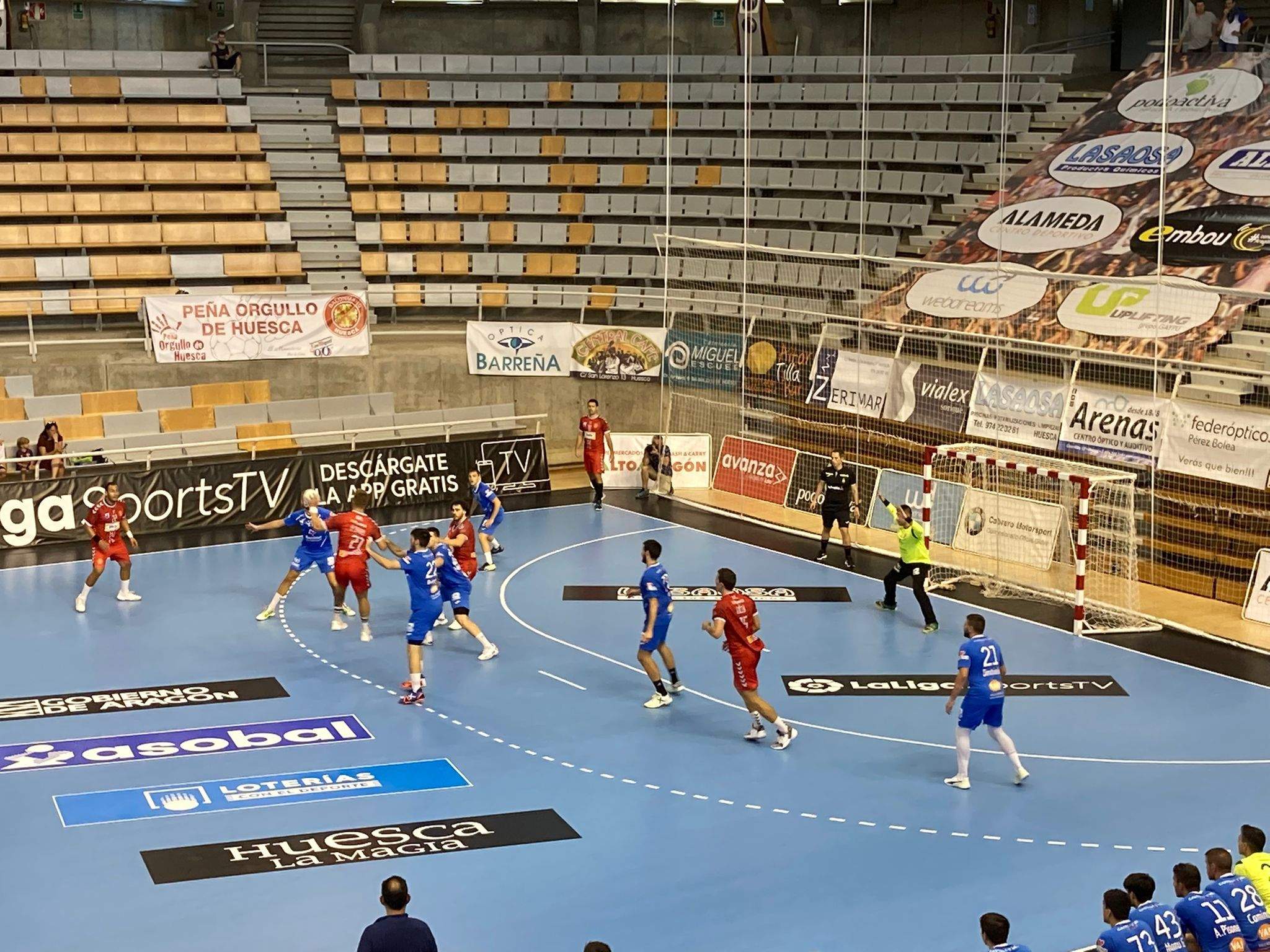 Bada Huesca ha perdido ante Valladolid en un partido muy disputado