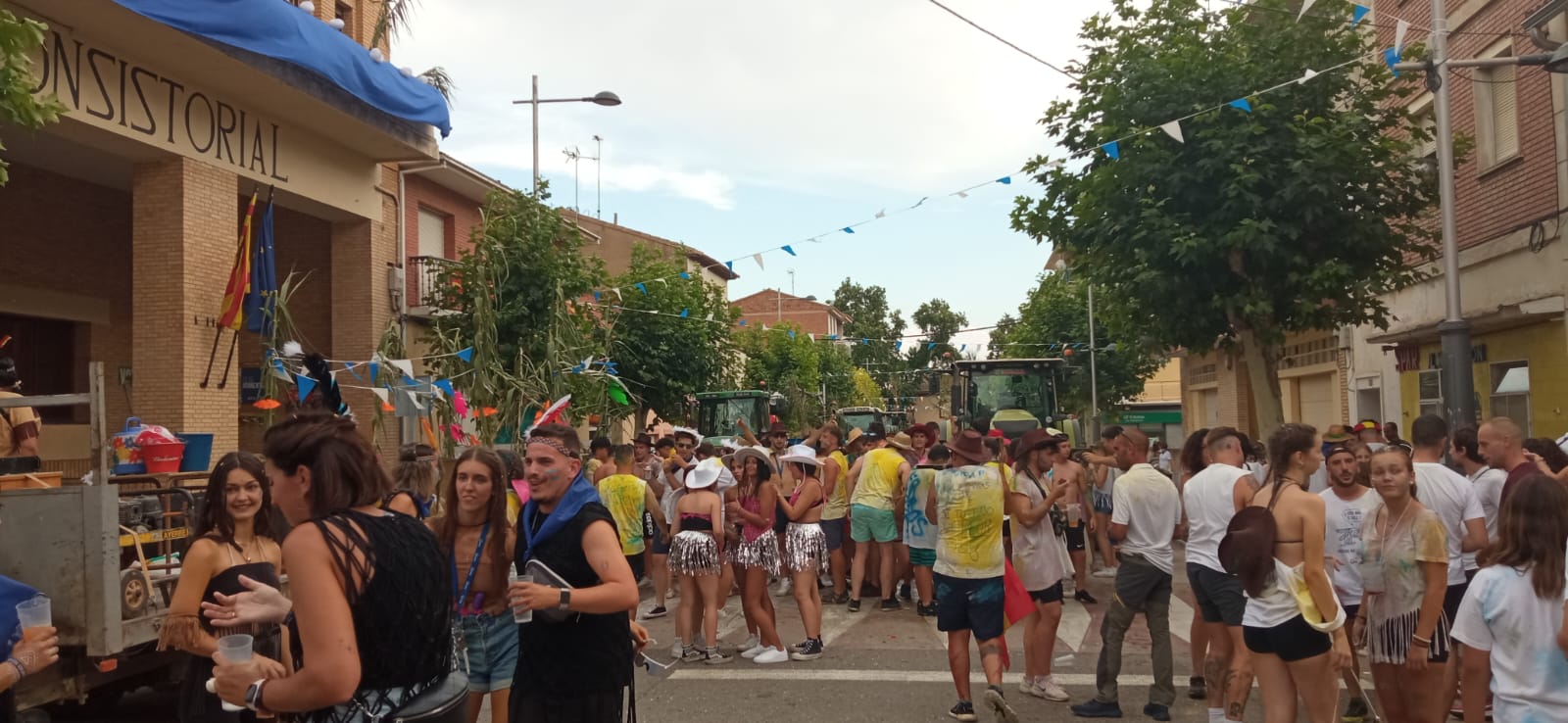 Comienzan las fiestas de Grañén en honor a Santiago Apóstol. Foto Raúl Rivarés