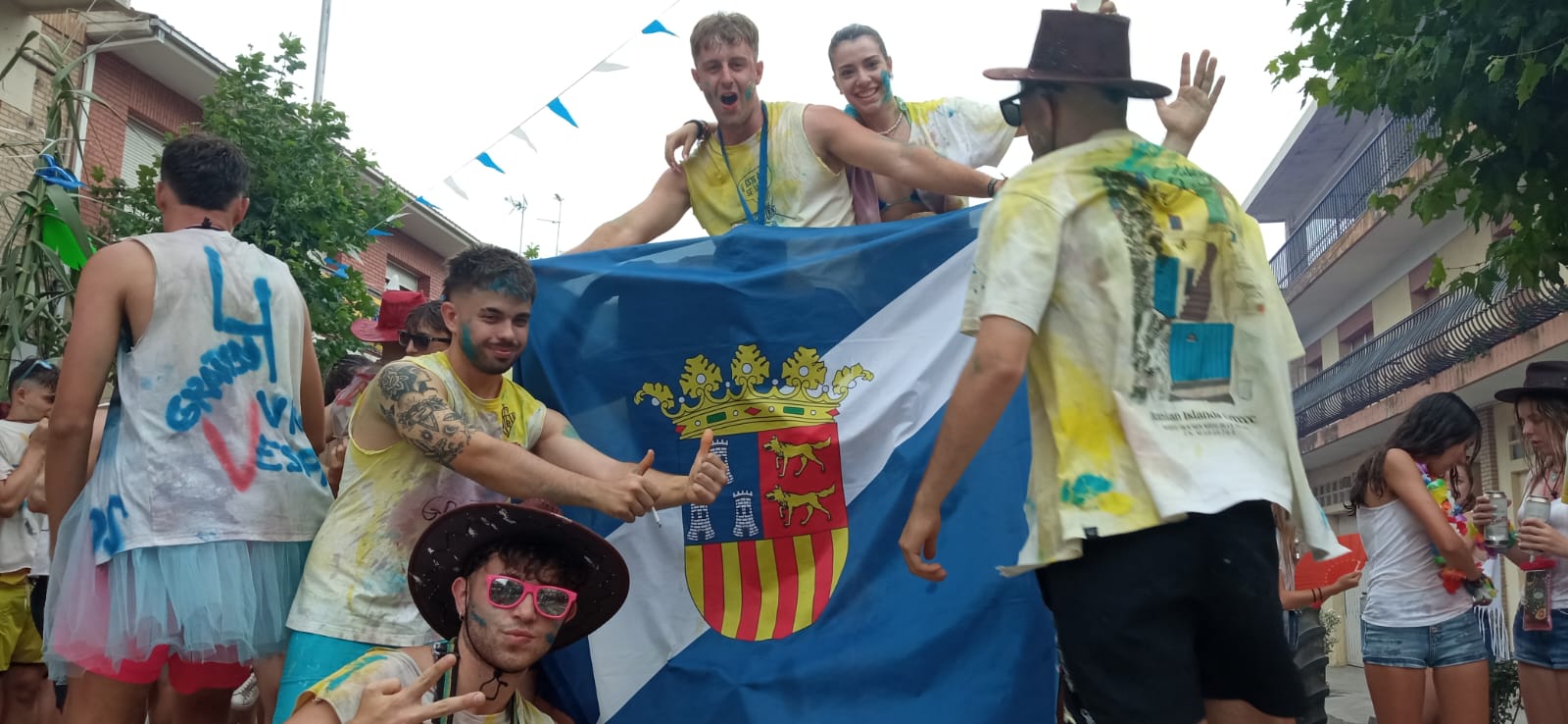 Comienzan las fiestas de Grañén en honor a Santiago Apóstol. Foto Raúl Rivarés
