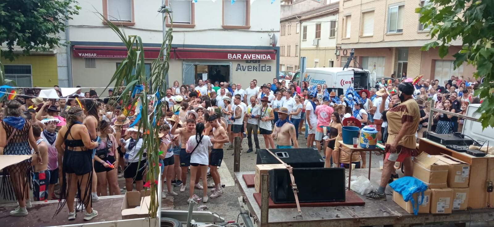 Comienzan las fiestas de Grañén en honor a Santiago Apóstol. Foto Raúl Rivarés
