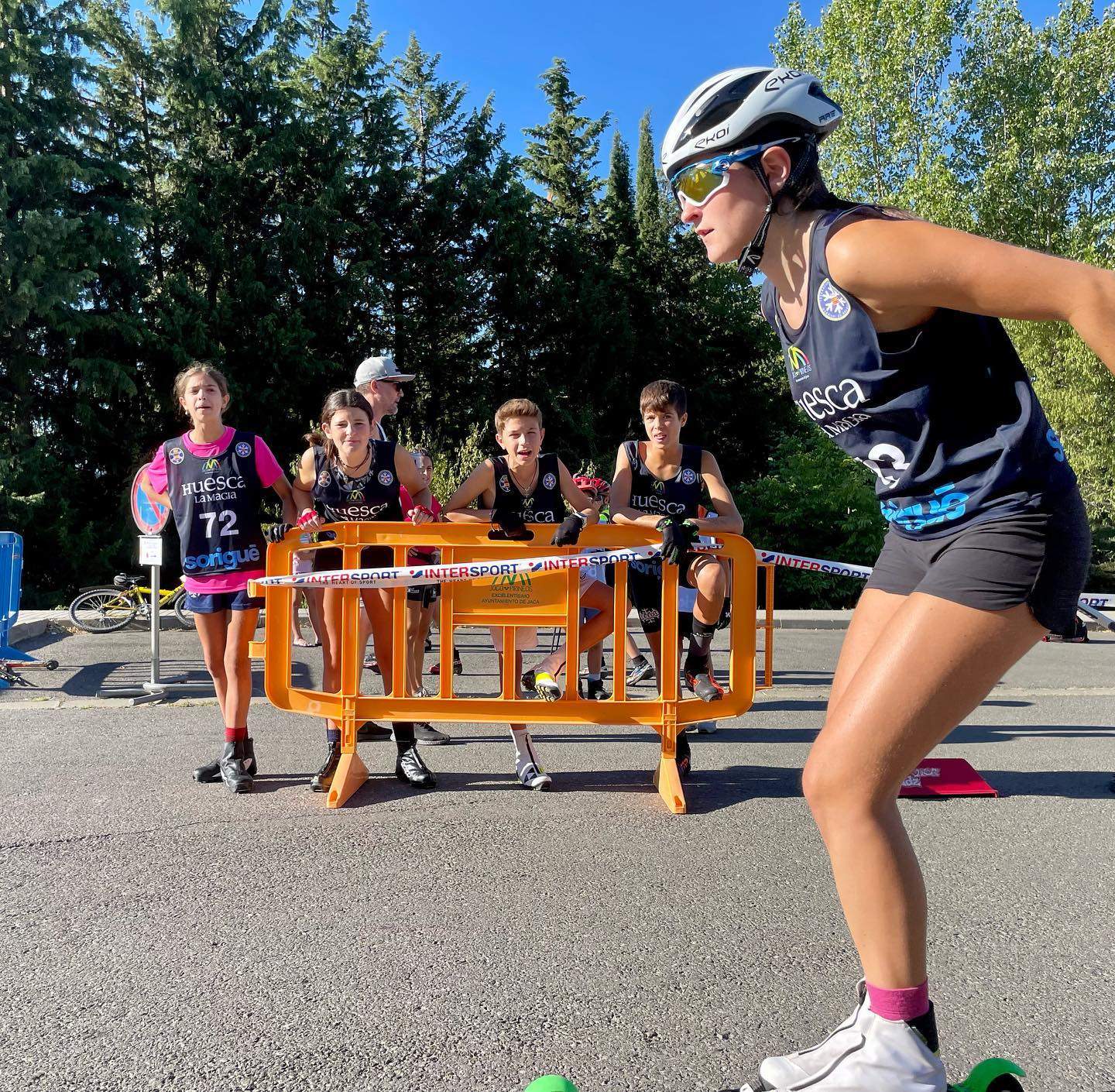 Campeonato de España de Rollerski en Jaca. FOTO RFDI FADI