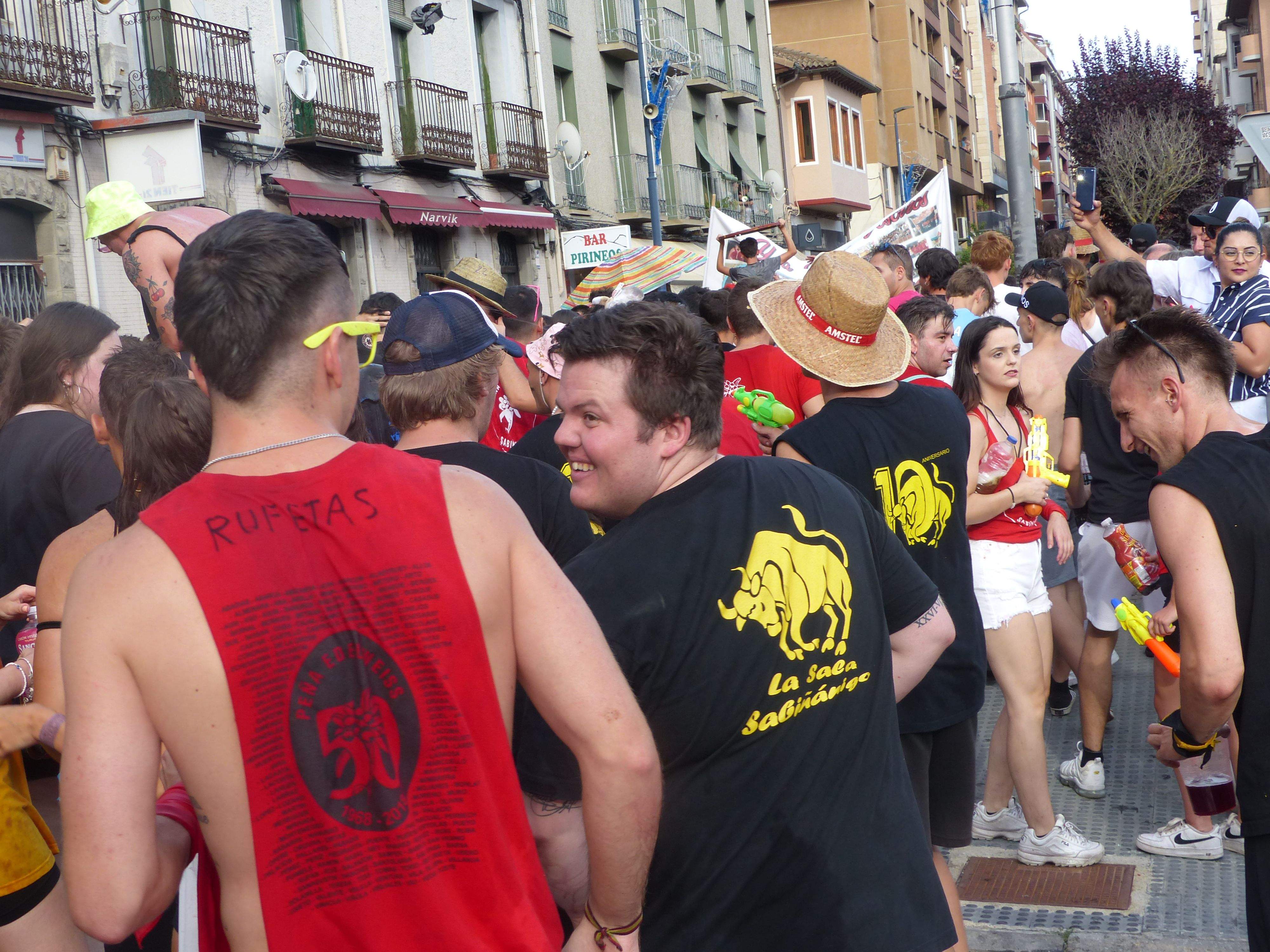 Inicio de las fiestas de Santiago 2023 en Sabiñánigo.