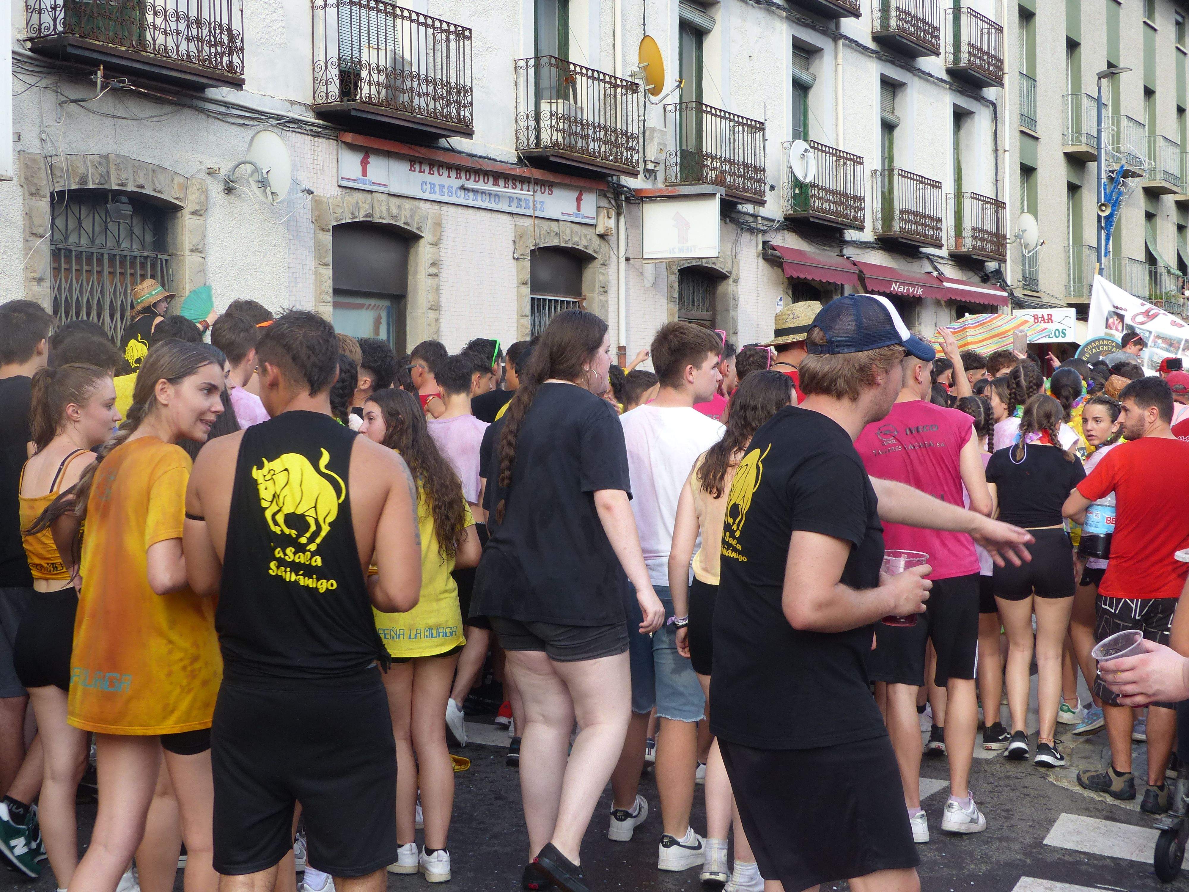 Inicio de las fiestas de Santiago 2023 en Sabiñánigo.
