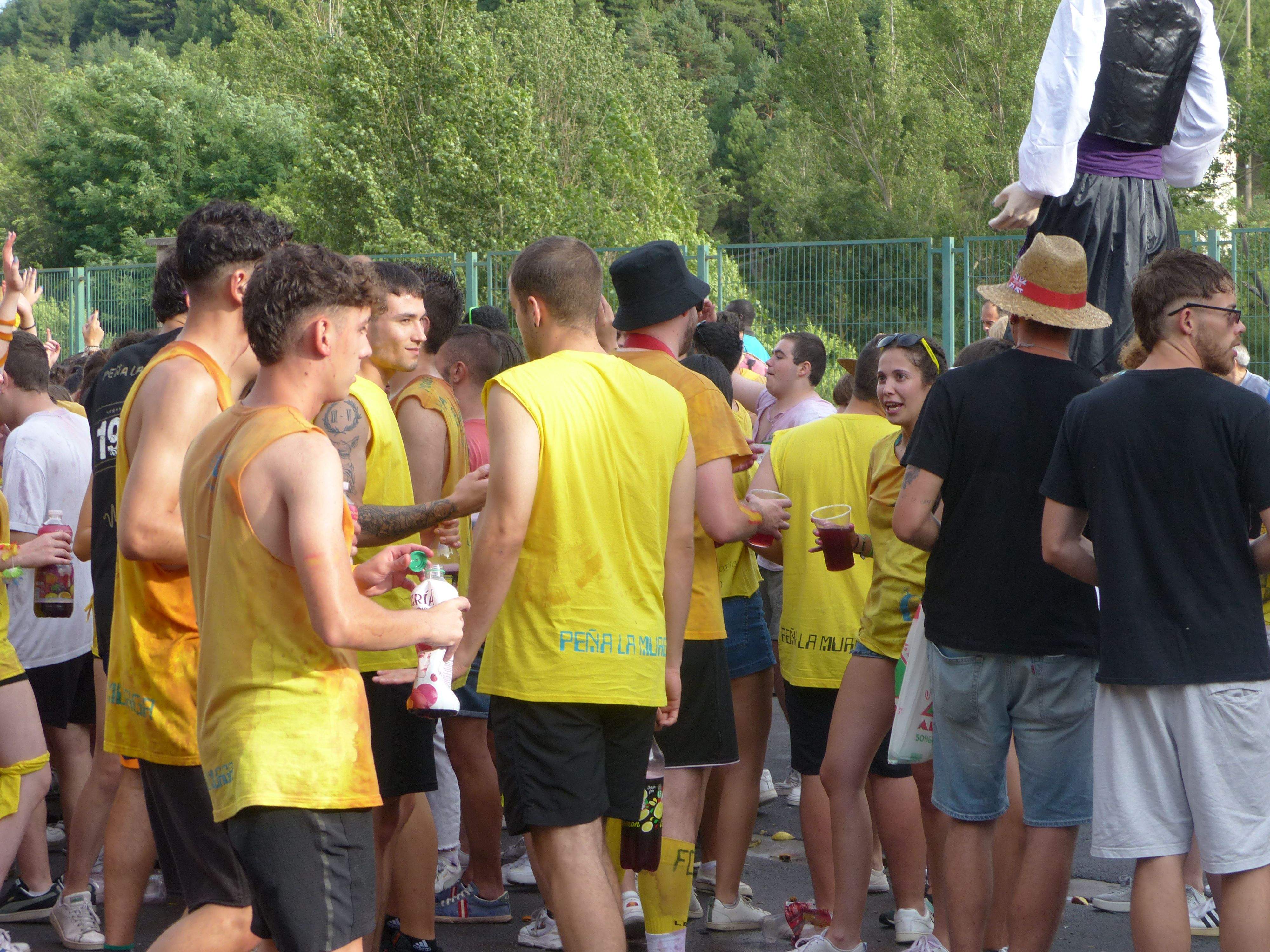 Inicio de las fiestas de Santiago 2023 en Sabiñánigo.
