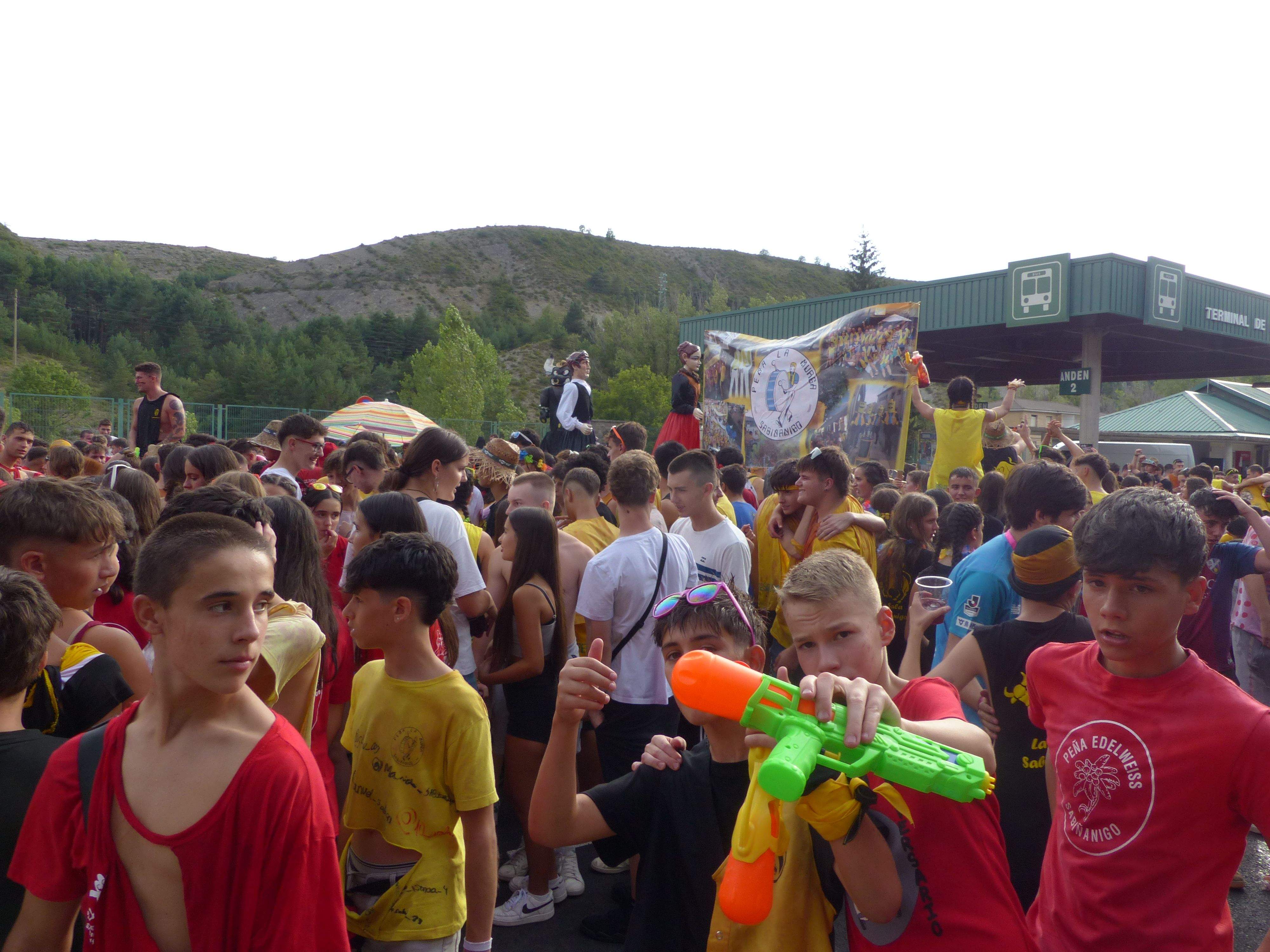 Inicio de las fiestas de Santiago 2023 en Sabiñánigo.