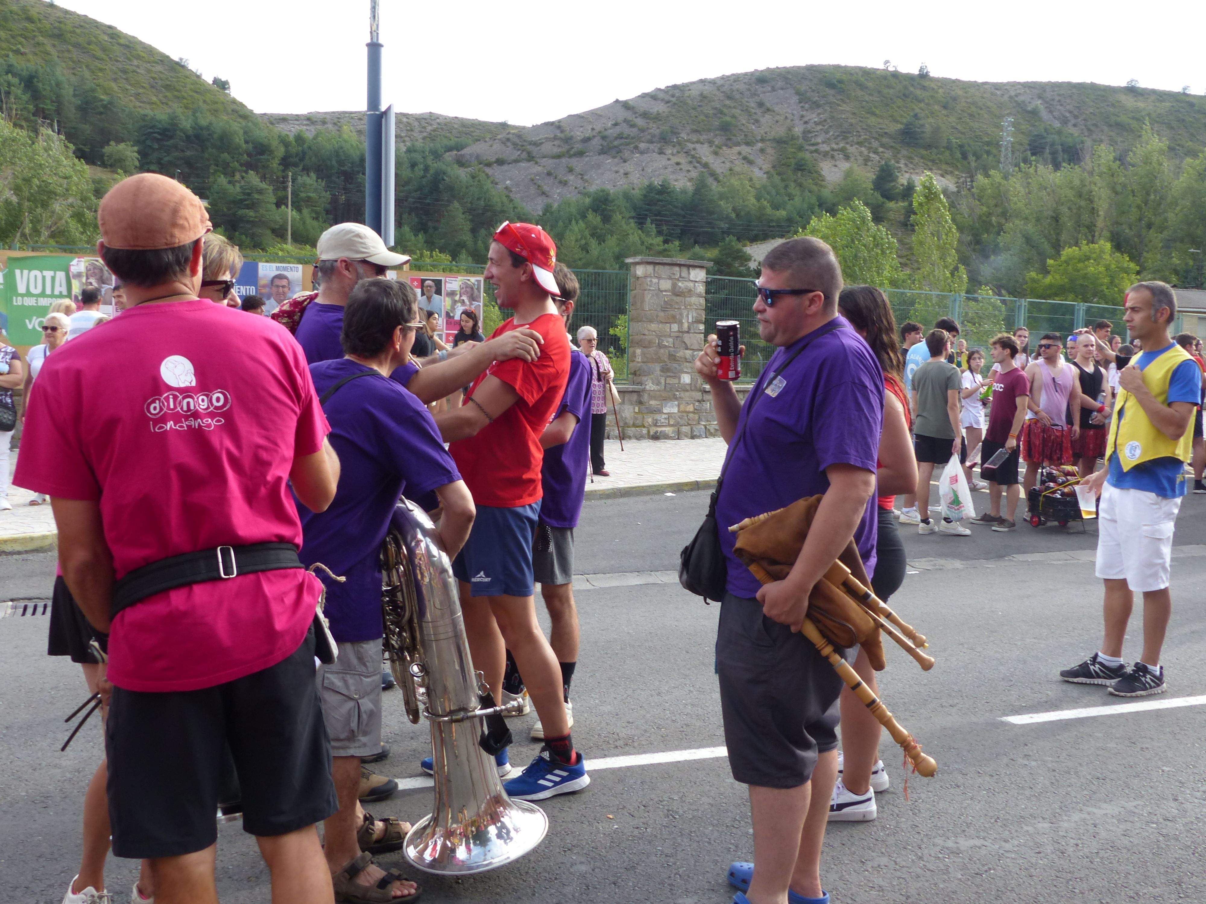 Inicio de las fiestas de Santiago 2023 en Sabiñánigo.
