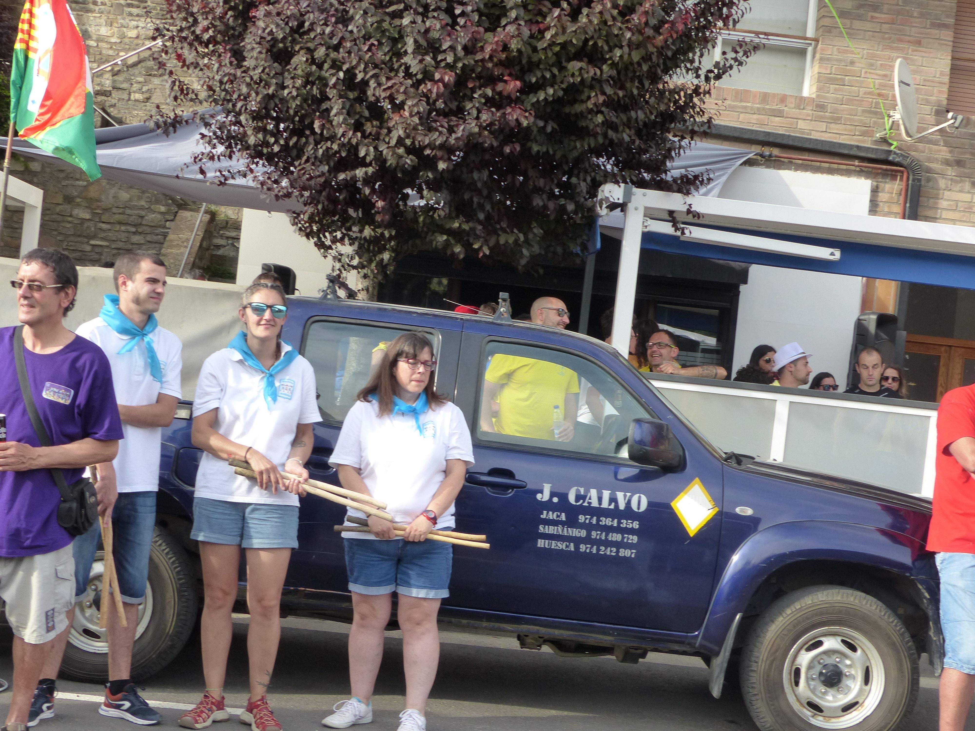 Inicio de las fiestas de Santiago 2023 en Sabiñánigo.
