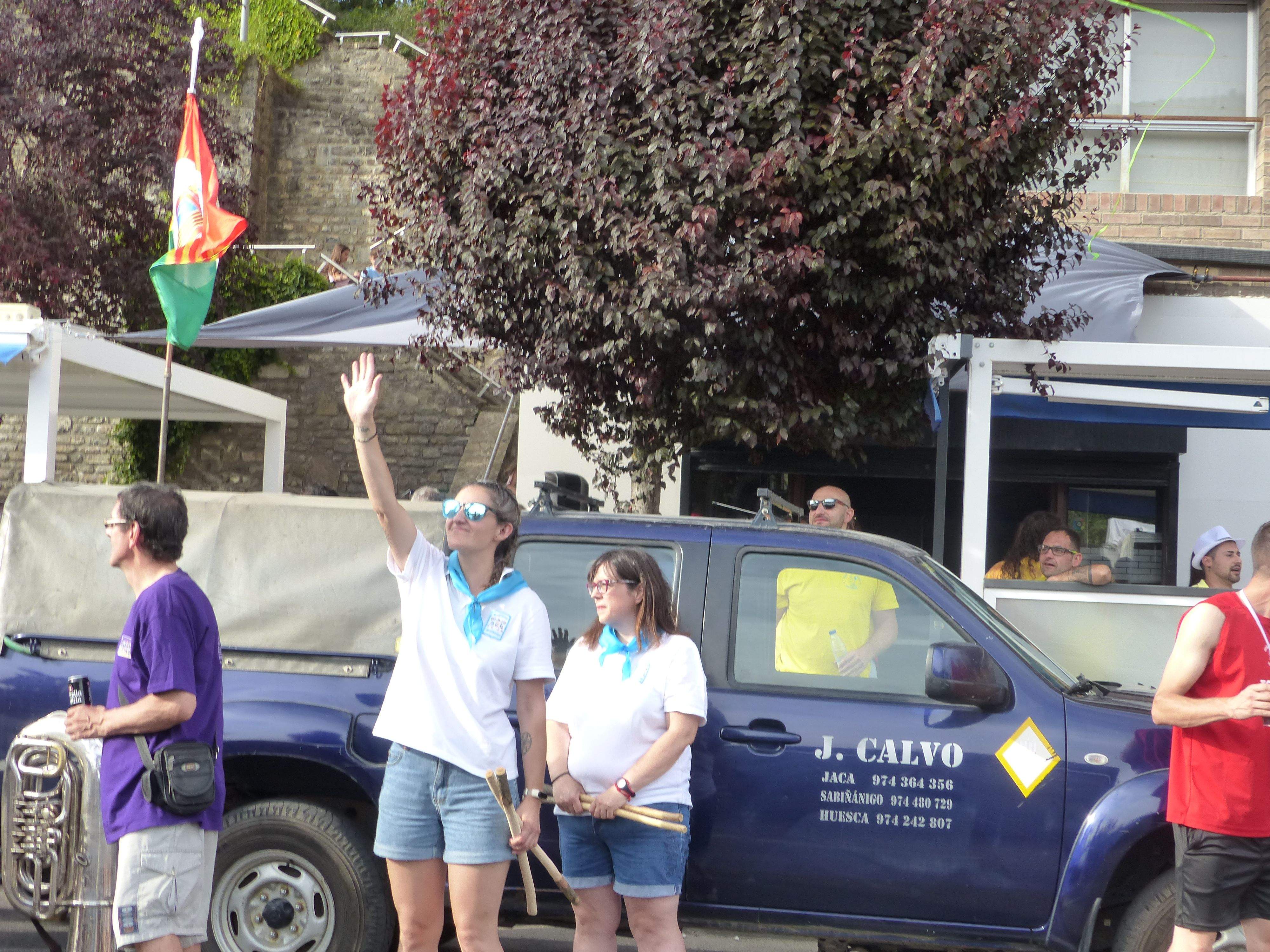 Inicio de las fiestas de Santiago 2023 en Sabiñánigo.
