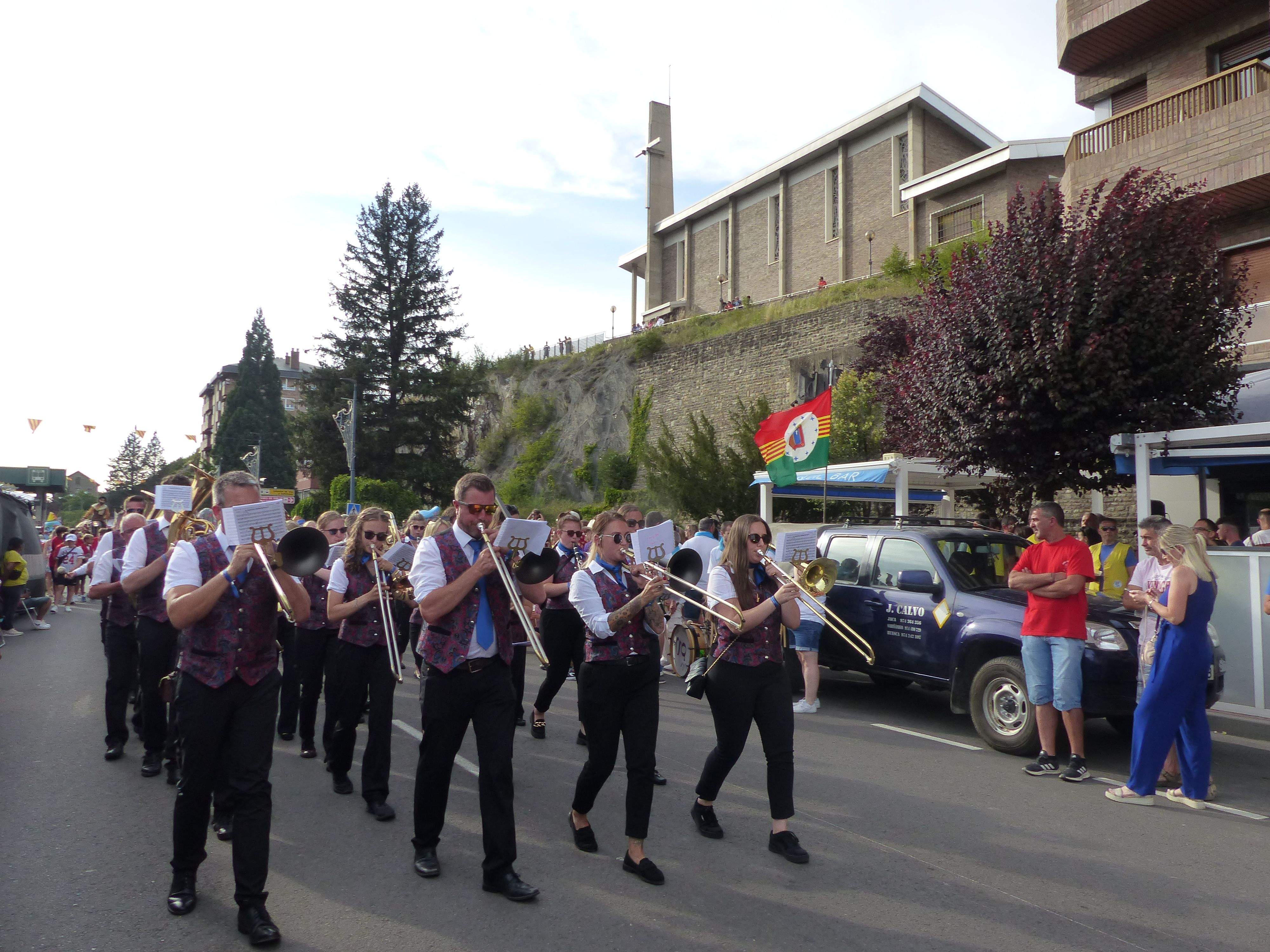 Inicio de las fiestas de Santiago 2023 en Sabiñánigo.