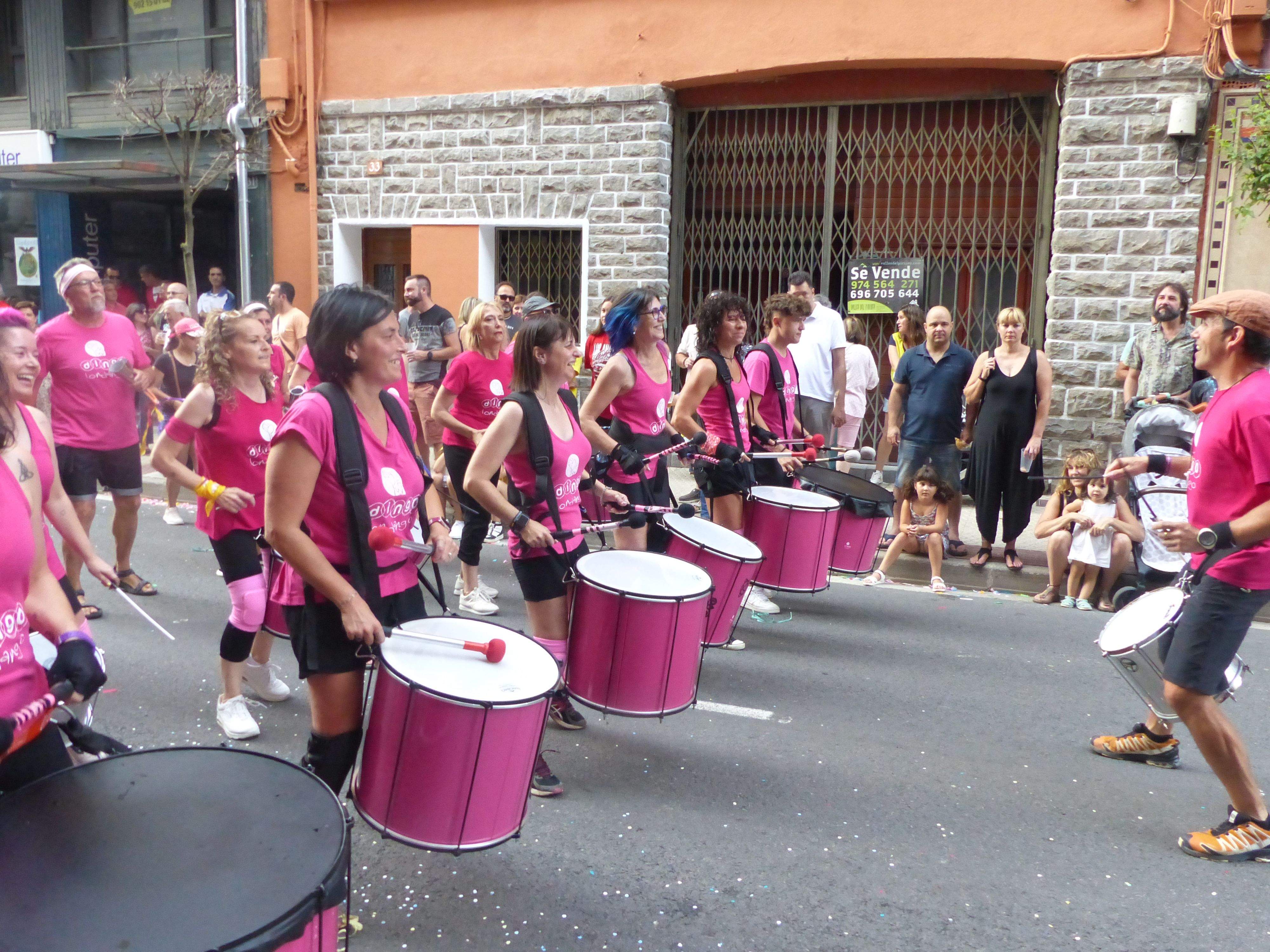 Inicio de las fiestas de Santiago 2023 en Sabiñánigo.