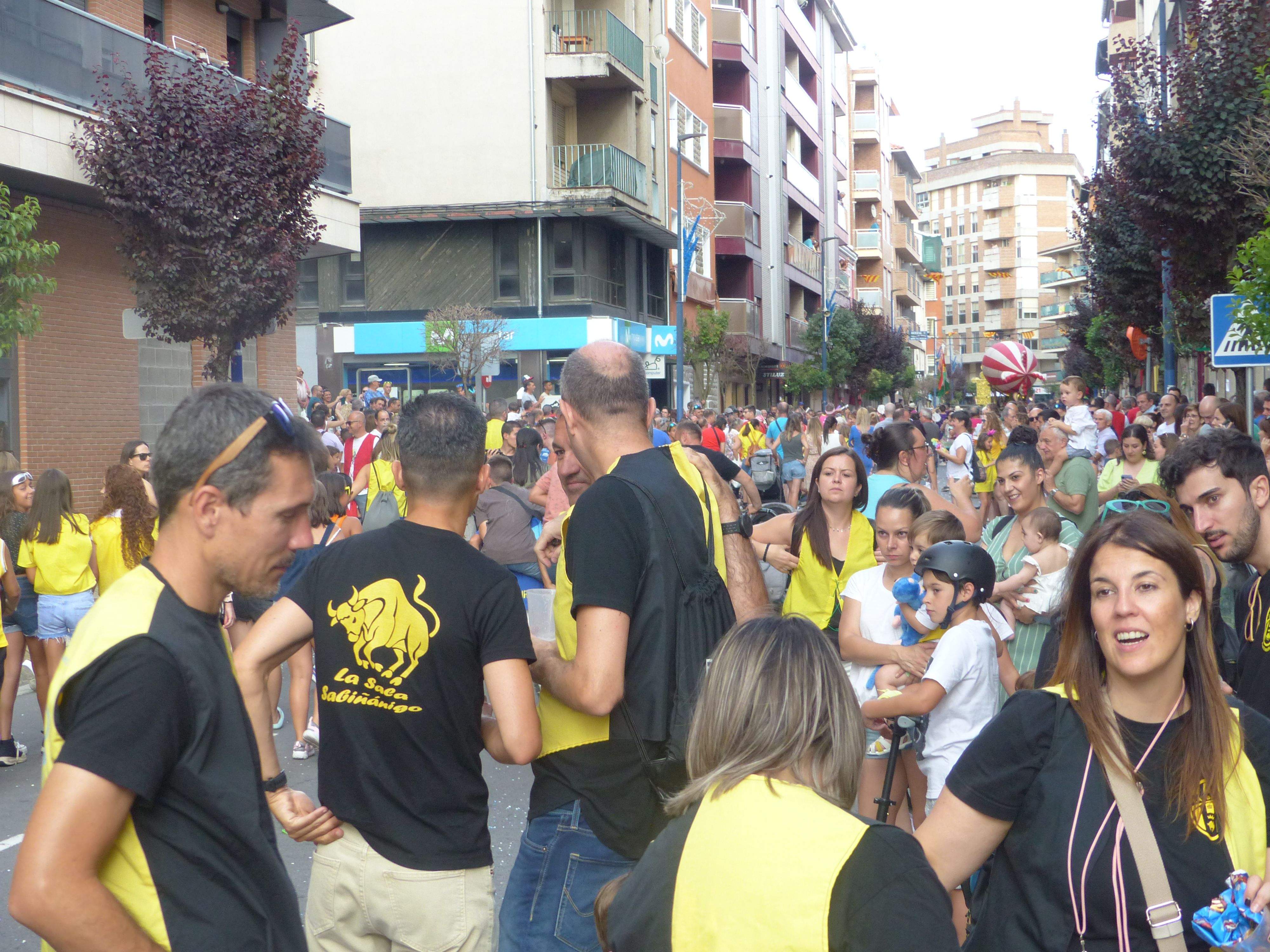 Inicio de las fiestas de Santiago 2023 en Sabiñánigo.