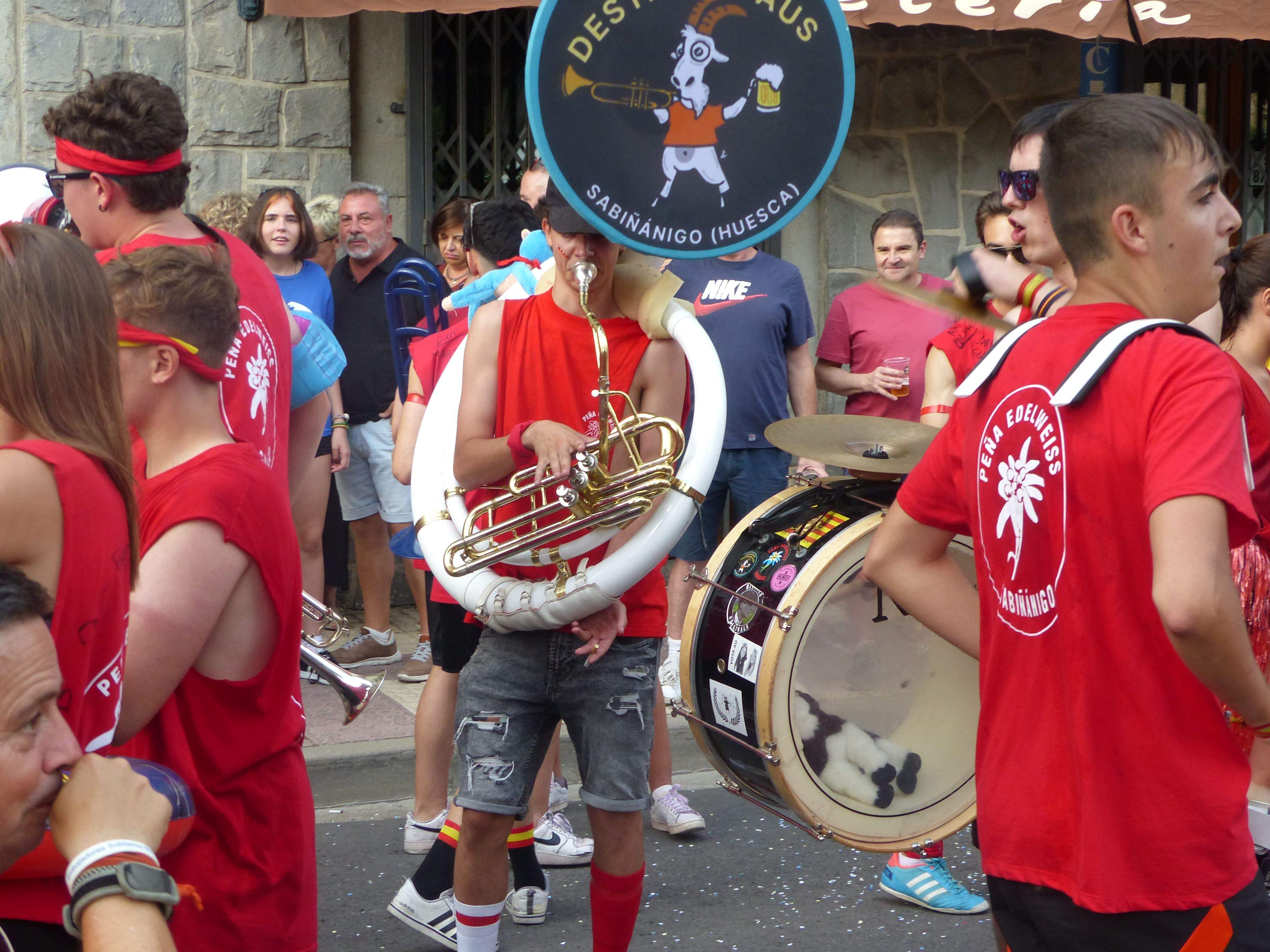 Inicio de las fiestas de Santiago 2023 en Sabiñánigo.