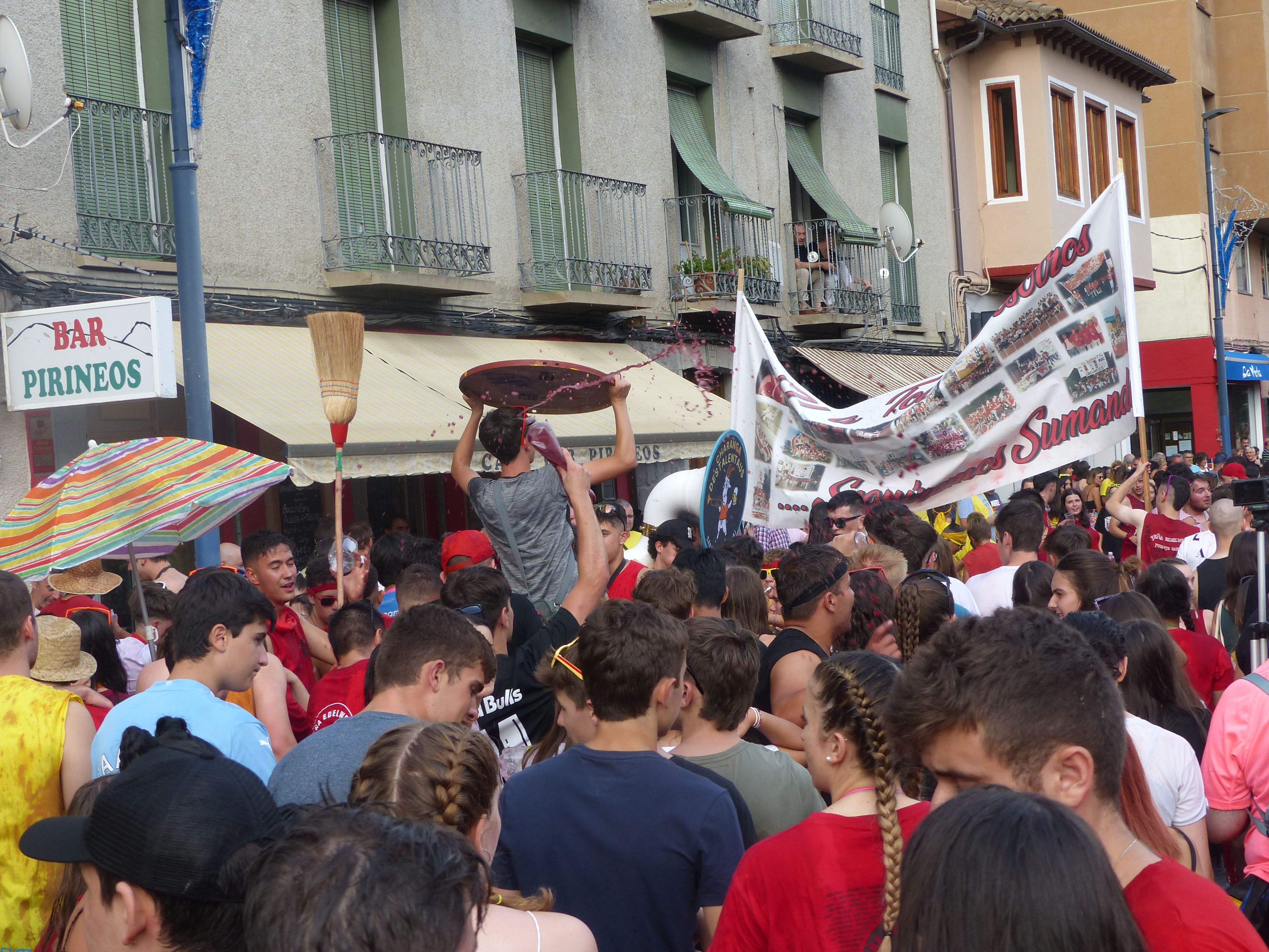 Inicio de las fiestas de Santiago 2023 en Sabiñánigo.