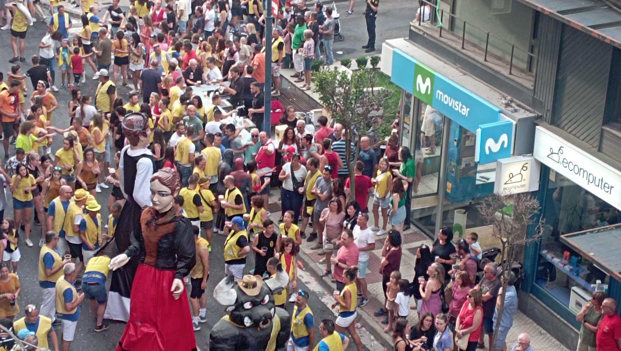 Inicio de las fiestas de Santiago 2023 en Sabiñánigo.