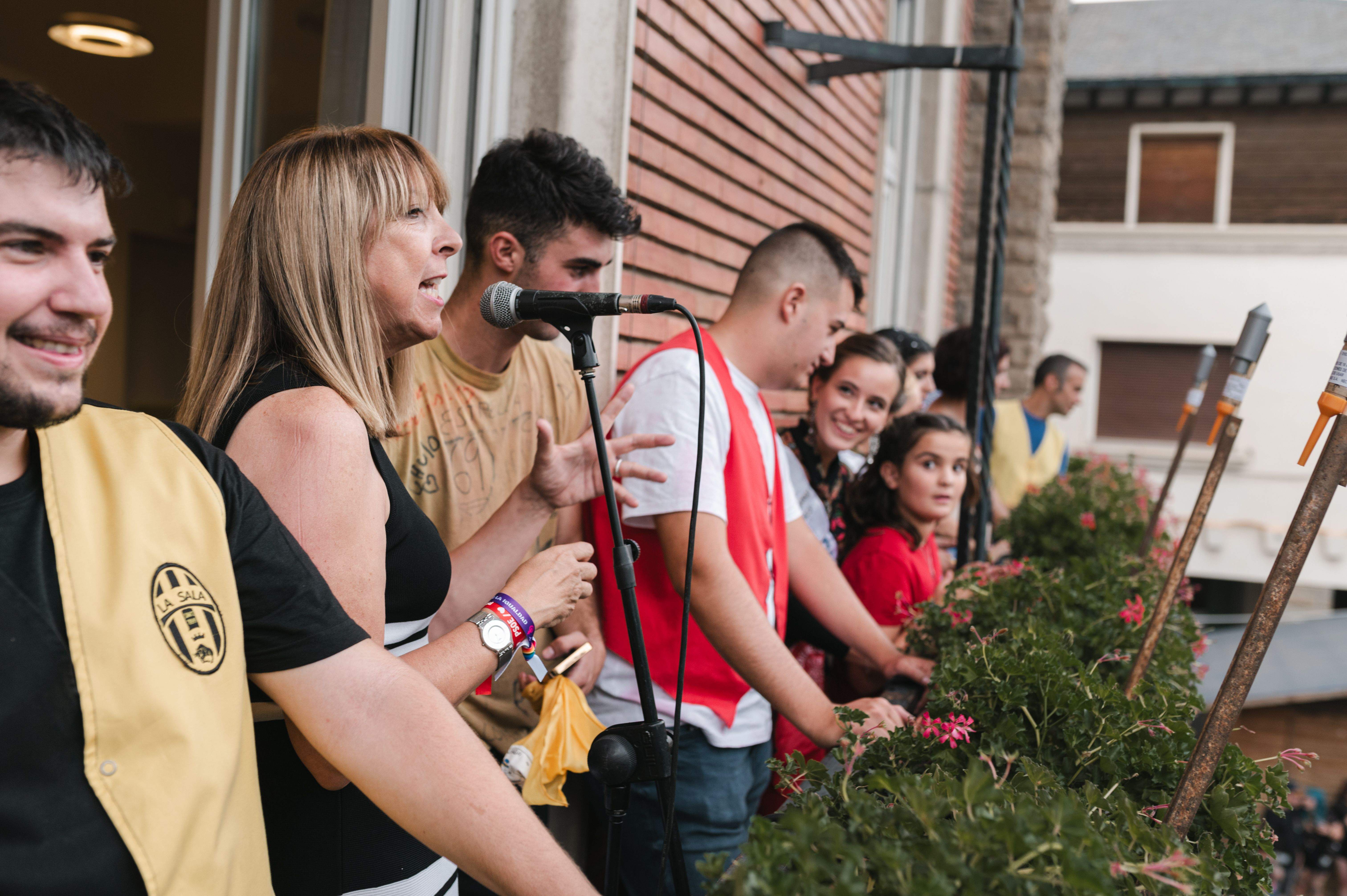 Inicio de las fiestas de Santiago 2023 en Sabiñánigo.