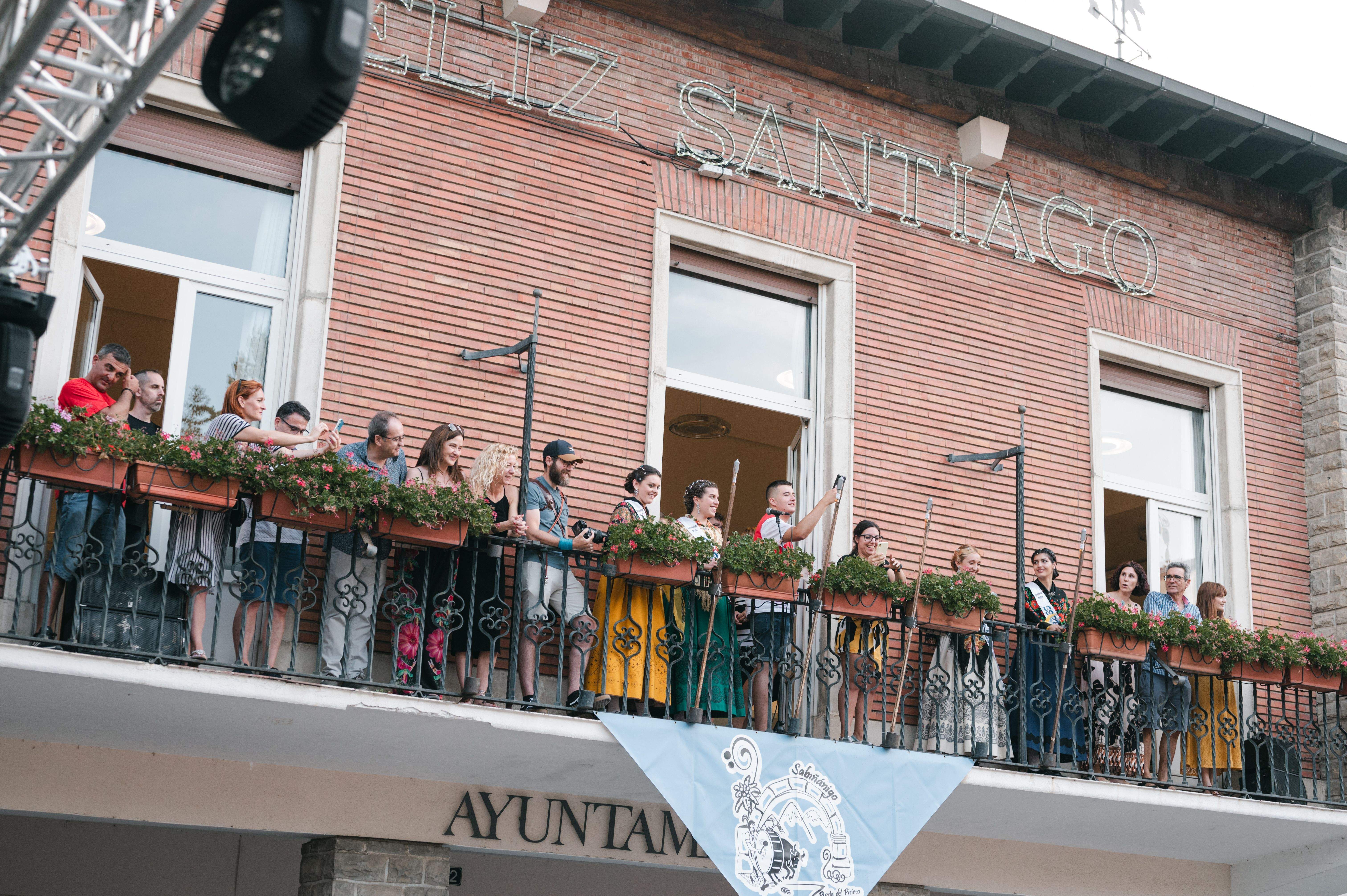 Inicio de las fiestas de Santiago 2023 en Sabiñánigo.
