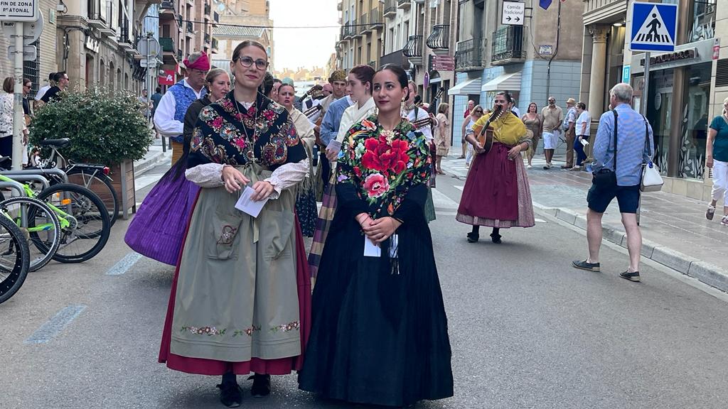 Celebración de la XXIII edición del Festival Folclórico Castillo de Montearagón. Foto: Mercedes Manterola