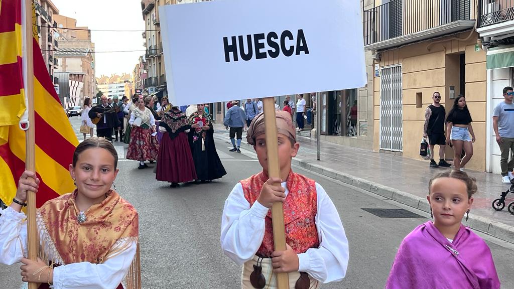 Celebración de la XXIII edición del Festival Folclórico Castillo de Montearagón. Foto: Mercedes Manterola
