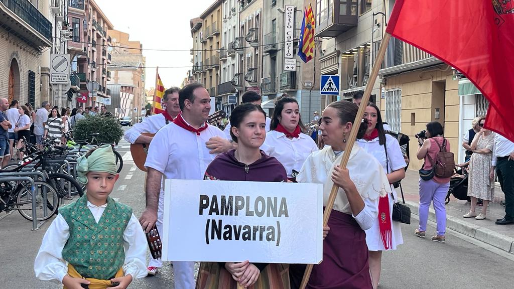 Celebración de la XXIII edición del Festival Folclórico Castillo de Montearagón. Foto: Mercedes Manterola